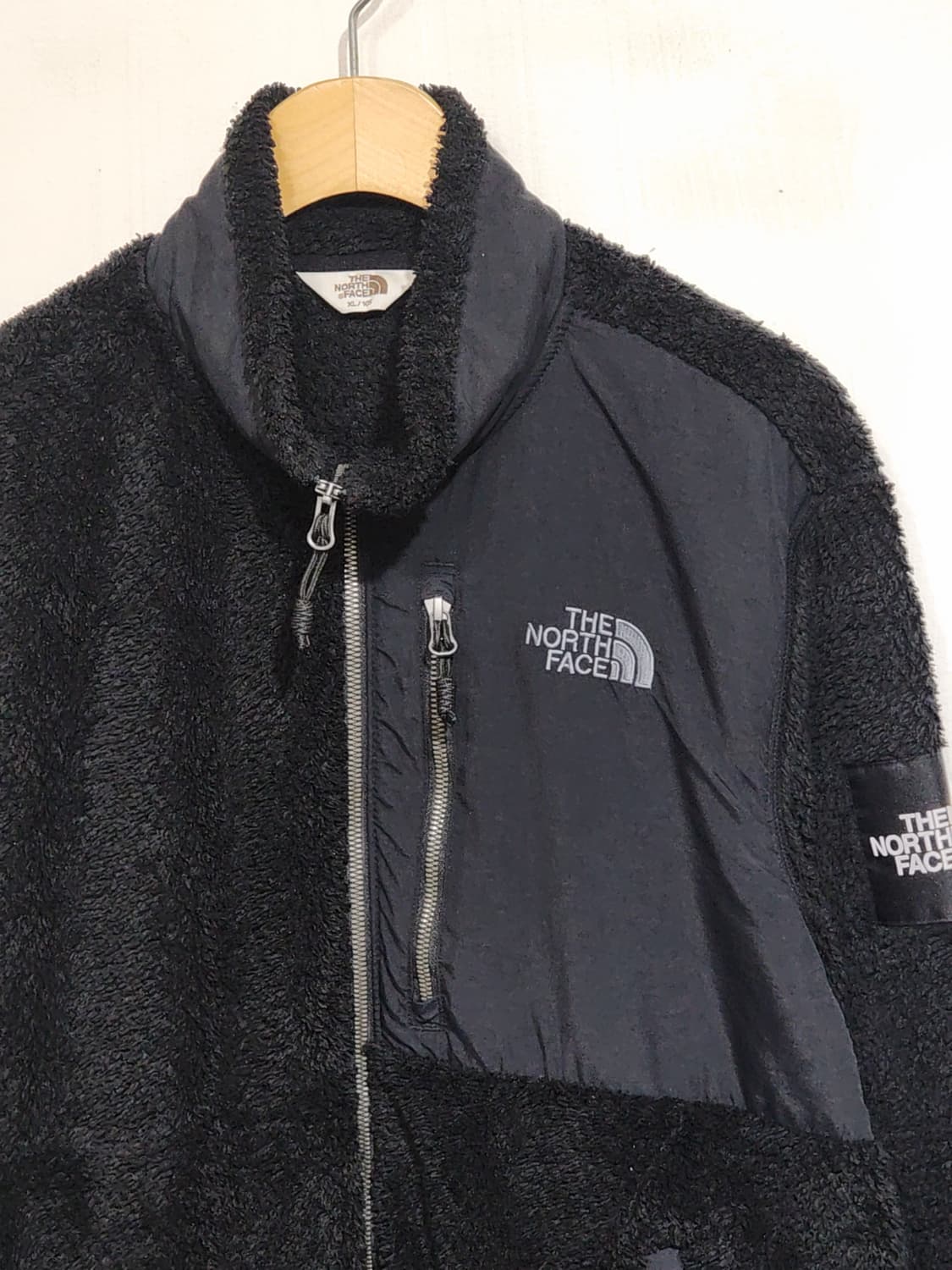 (L) 노스페이스 후리스 점퍼 블랙 뽀글이 플리스 자켓  상품이미지2