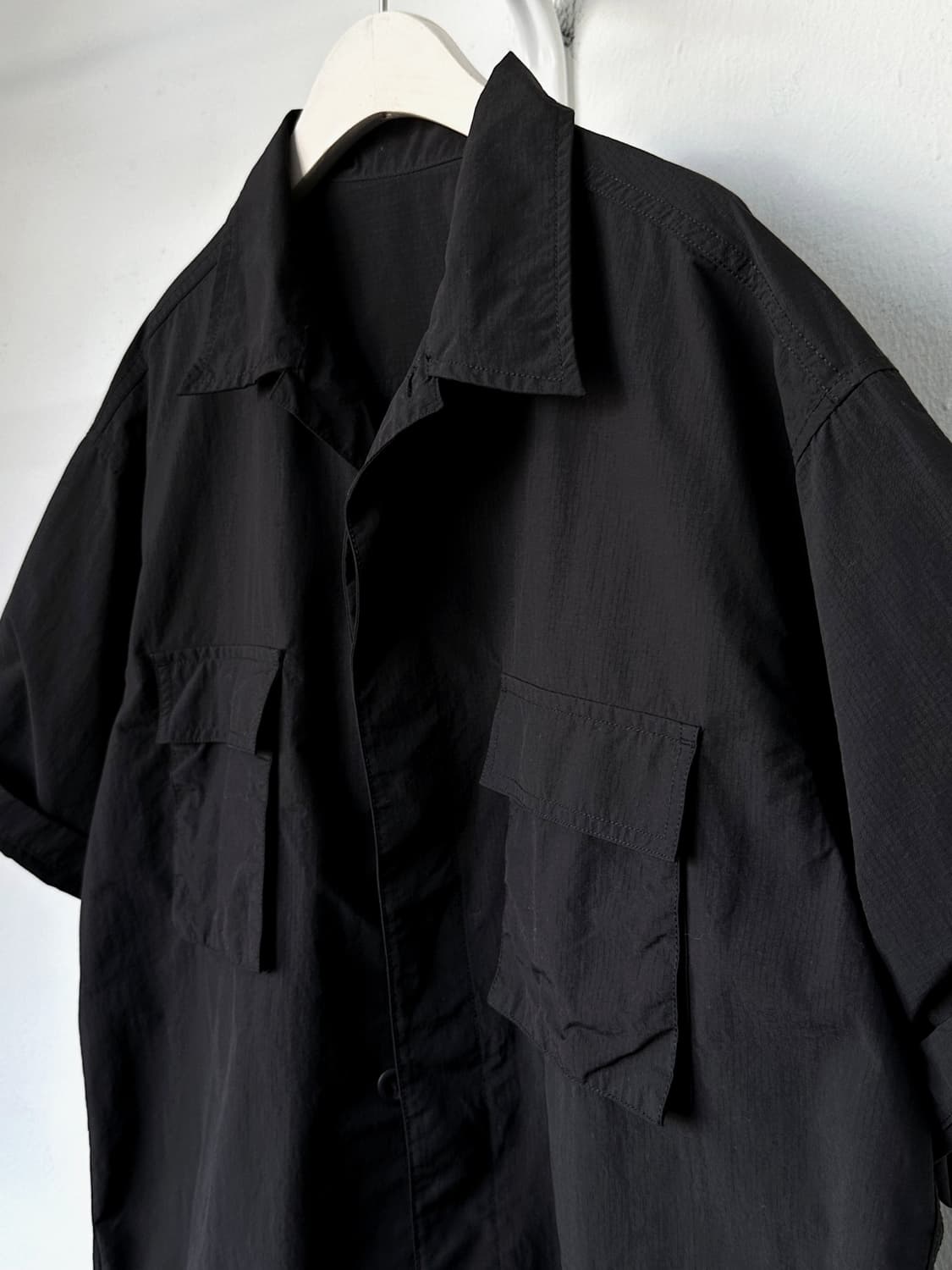 Ripstop fabric mil design H/S shirt 상품이미지1