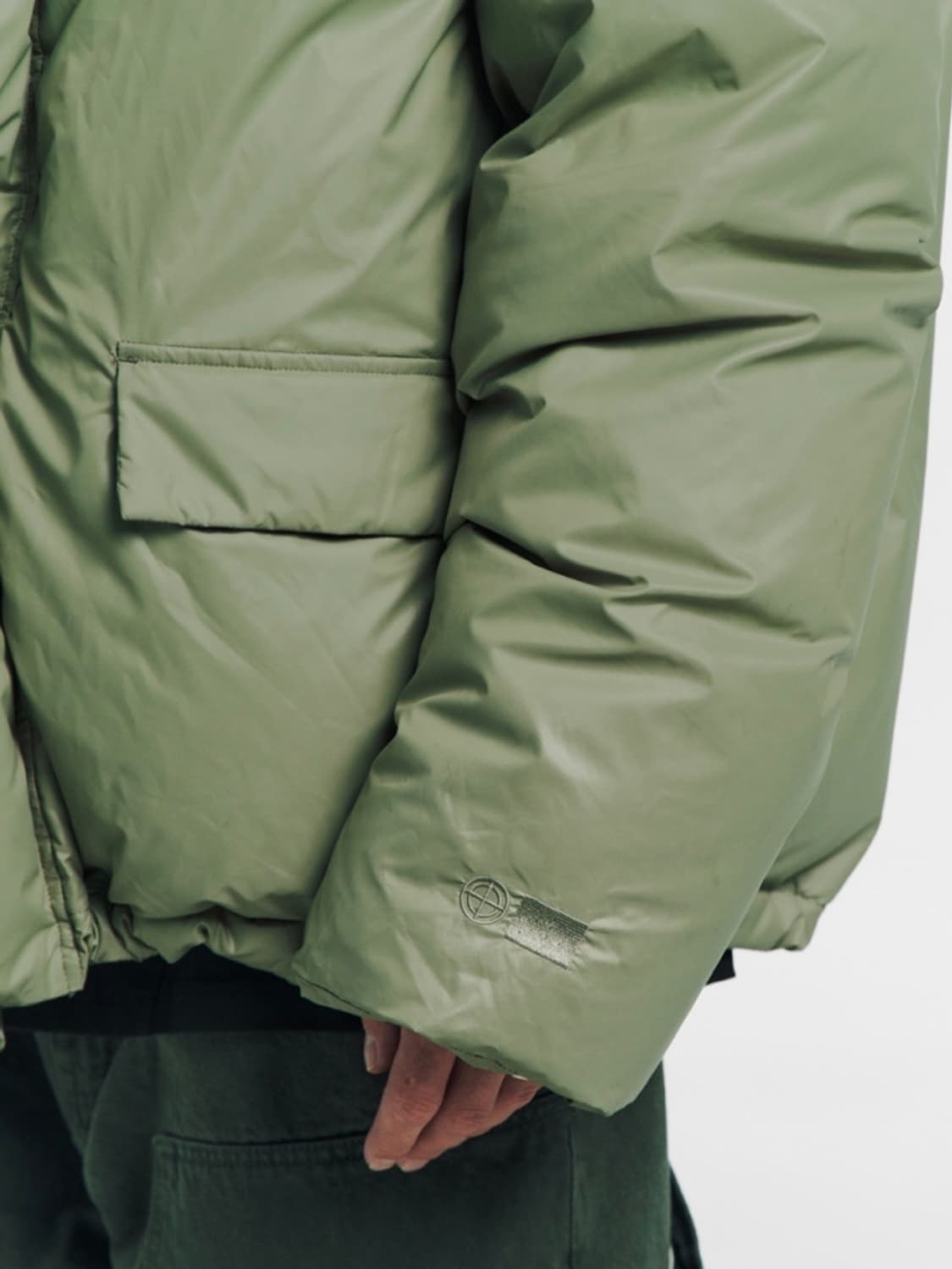 플라스틱프로덕트 패딩 올리브 상품이미지4