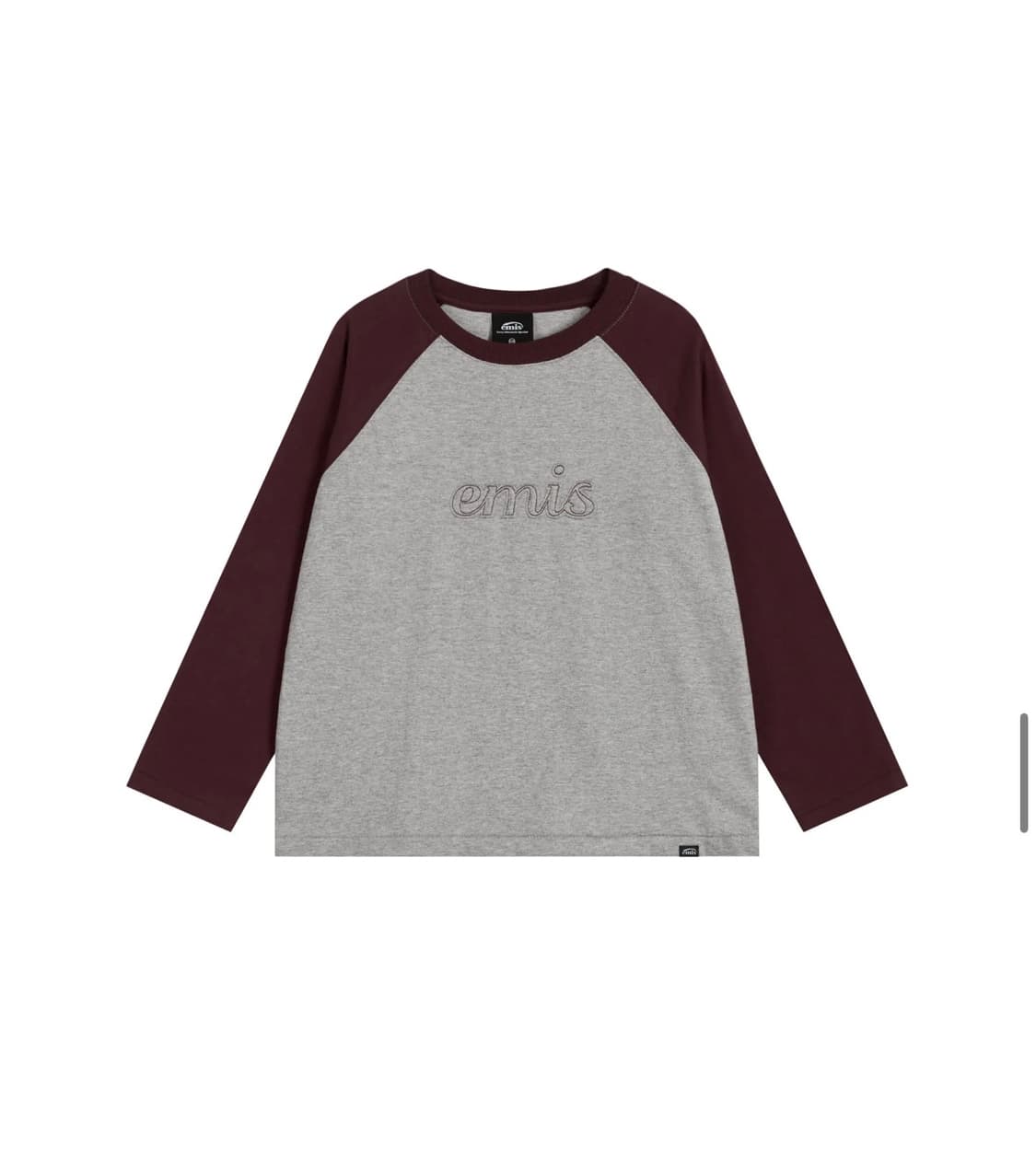 이미스 버건디 슬리브 상품이미지1