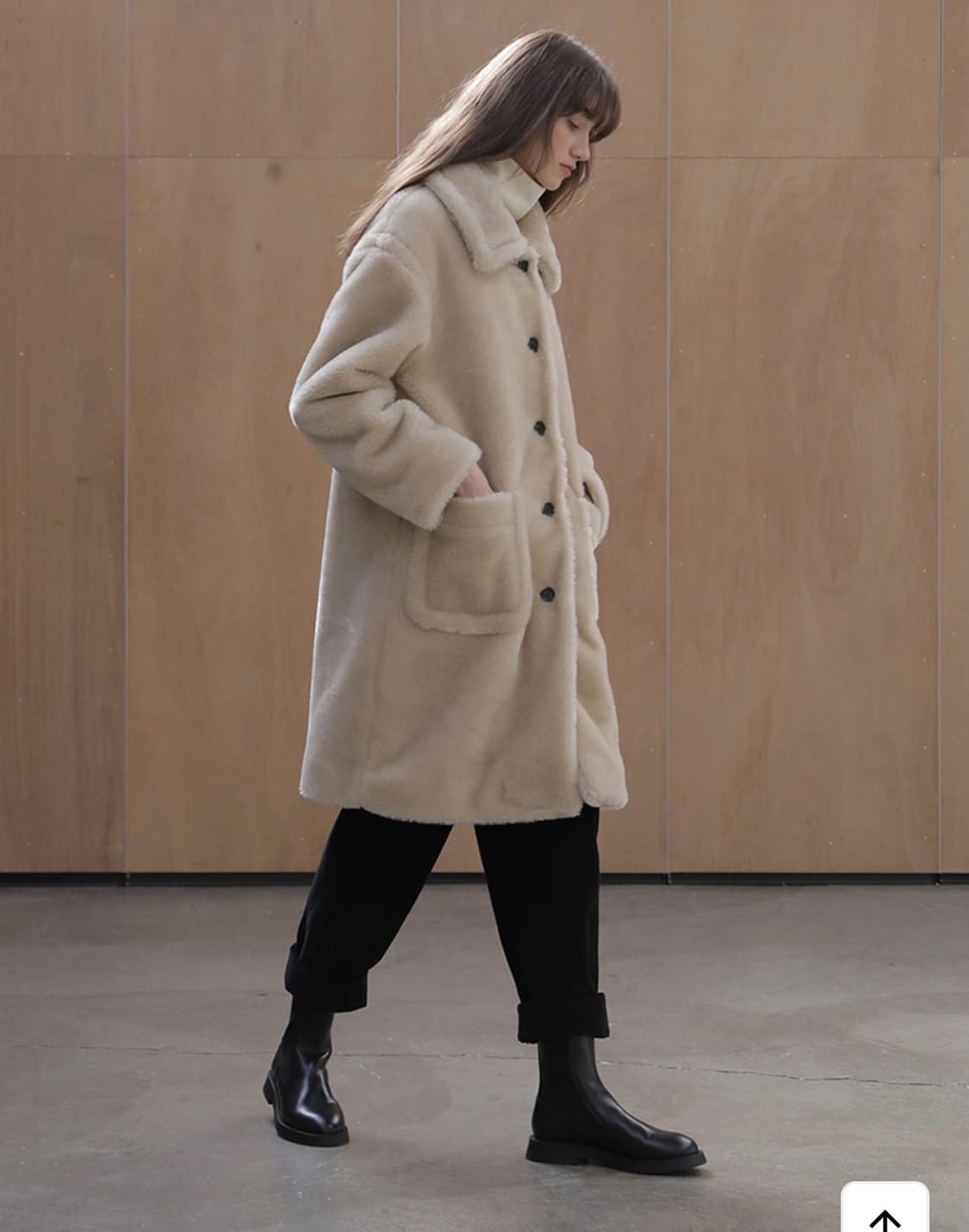 노미나떼 체스터 퍼 코트 상품이미지2