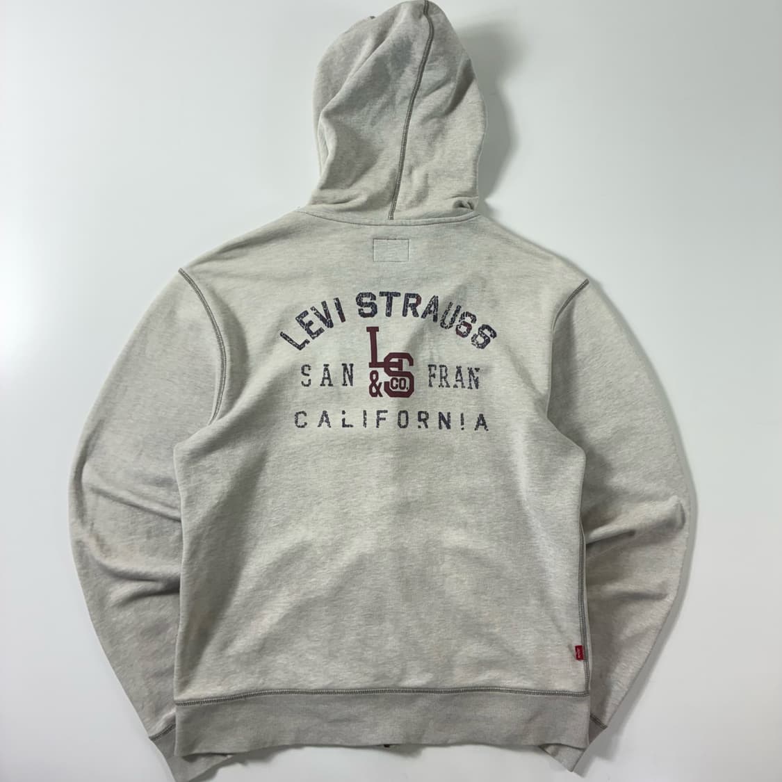 Levi's  리바이스 백그래픽 그레이 후드집업  상품이미지1