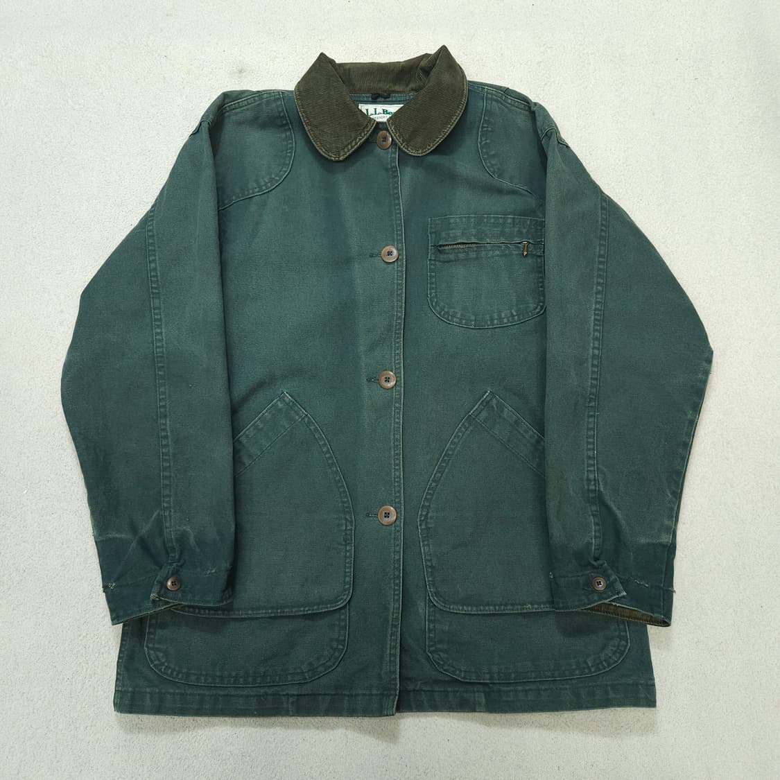 80s 엘엘빈 캔버스 헌팅 자켓 M 상품이미지2