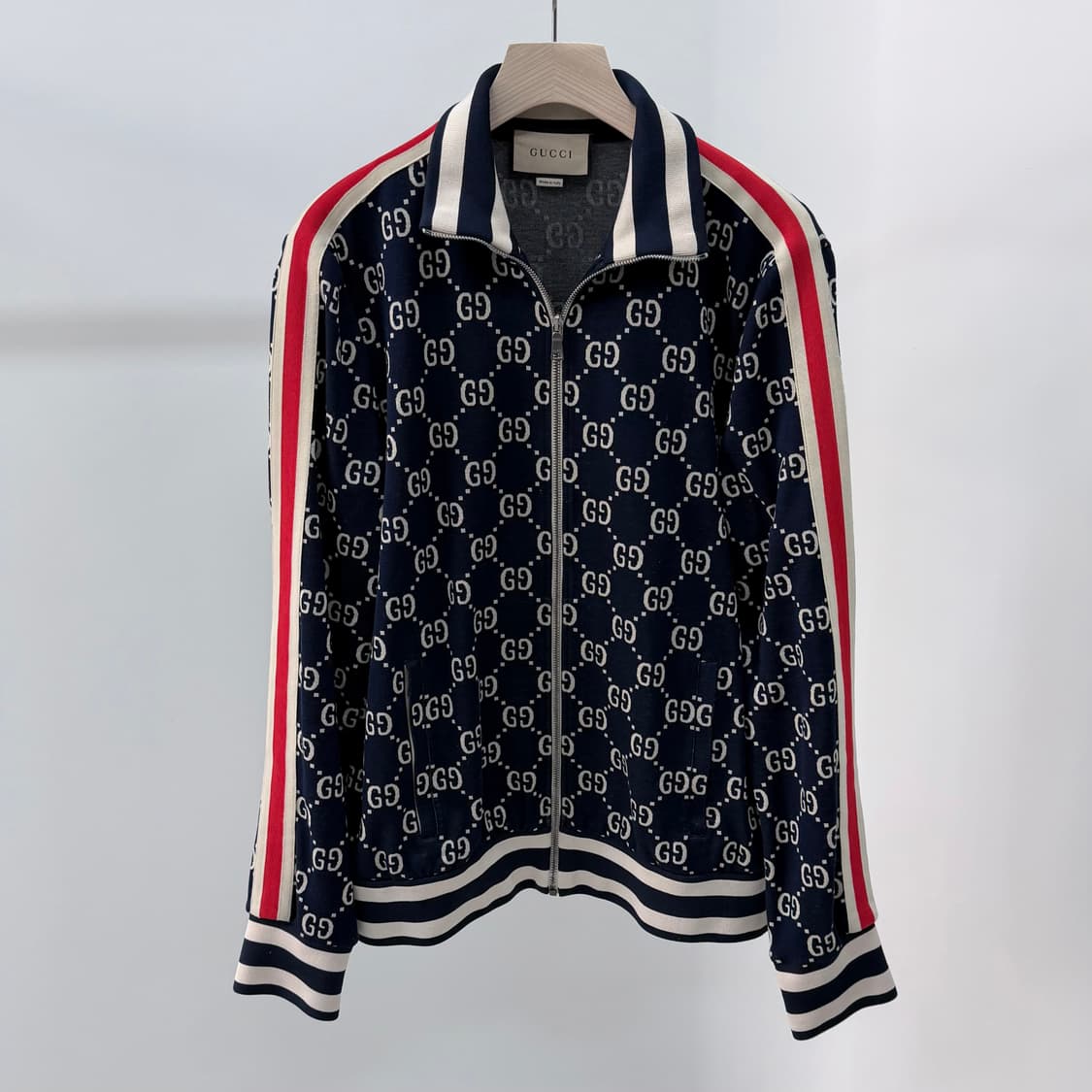 [S급/2XL] 구찌 GG 자카드 트레이닝 셋업 집업 팬츠 상품이미지2