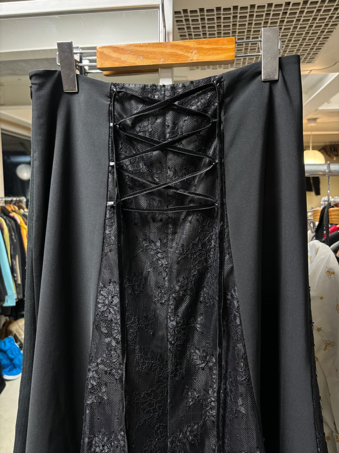 Nero 패널 레이스업 스커트 상품이미지2