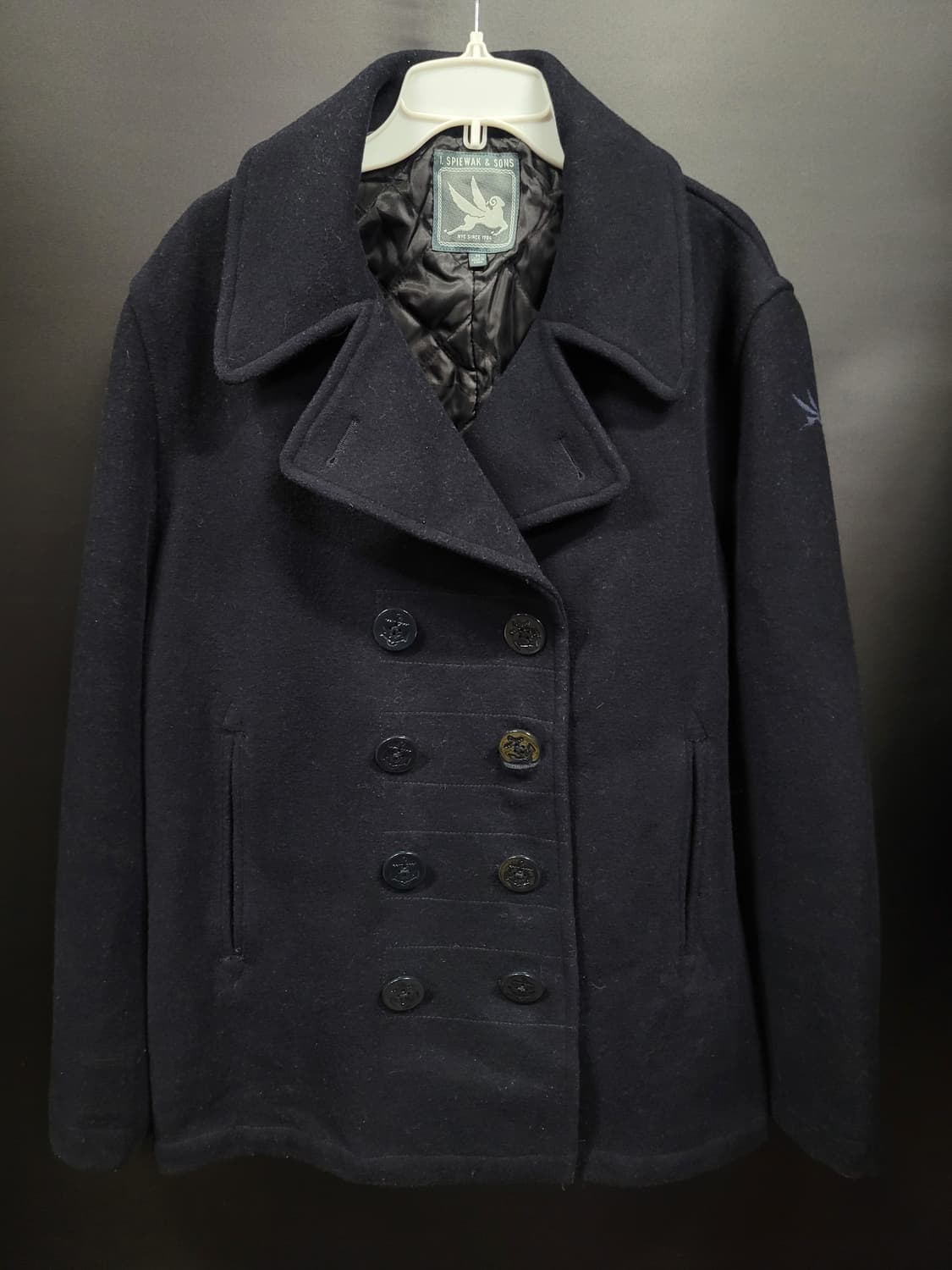 I. SPIEWAK & SONS 스피왁 더블 울 피코트 상품이미지8