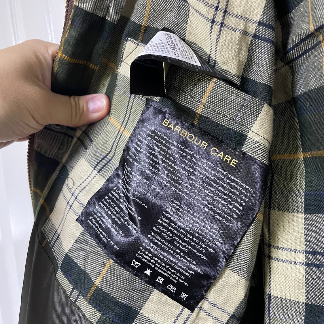 바버 비데일 올리브 38 사이즈 (95-100정도) 상품이미지8