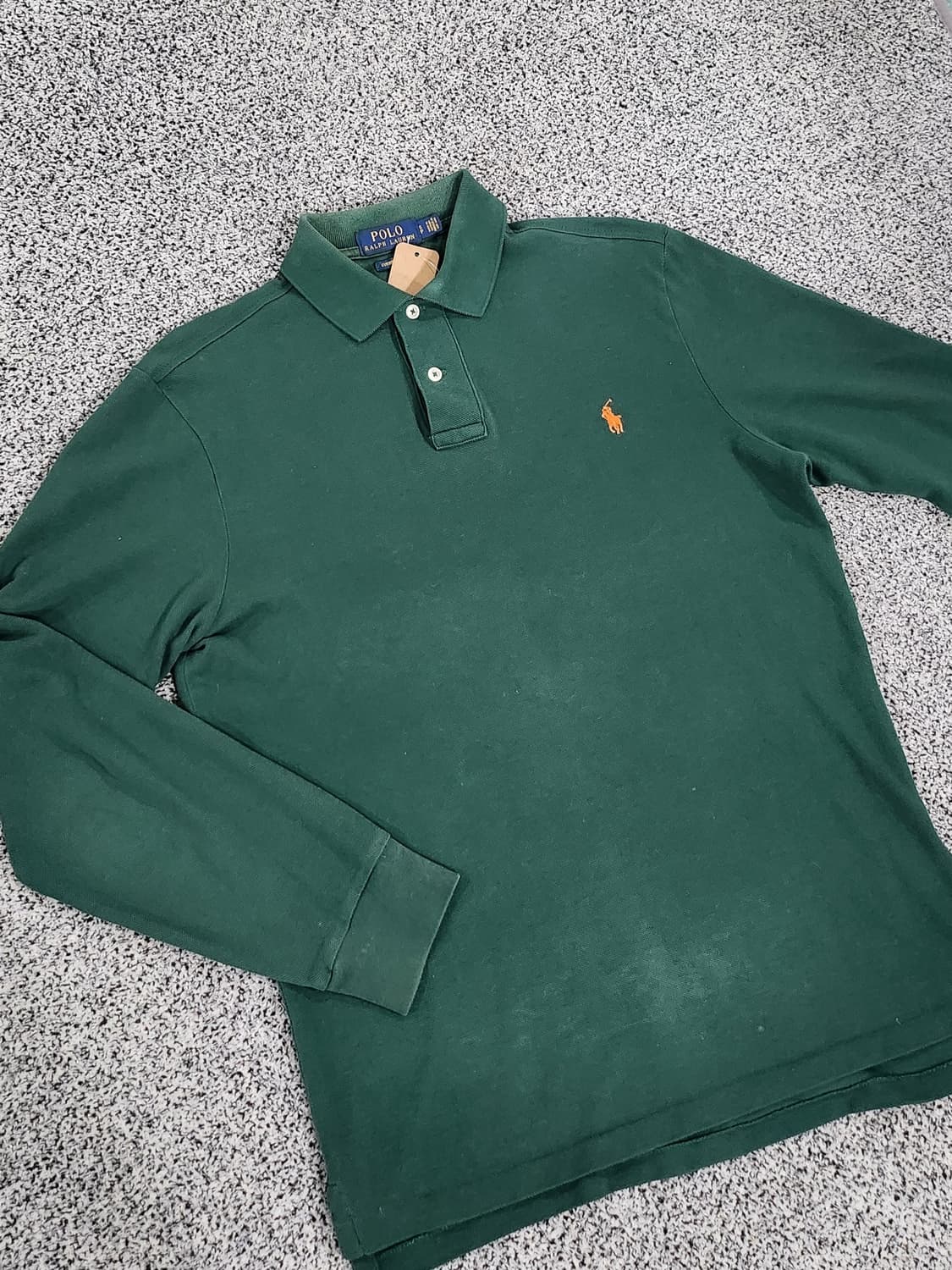 //폴로 랄프 로렌 그린 긴팔 카라티 S 상품이미지2