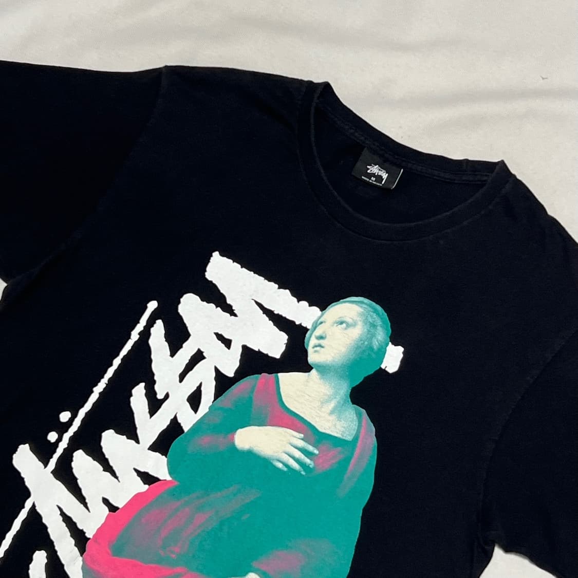 M 스투시 빅로고 프린팅 티셔츠 상품이미지1