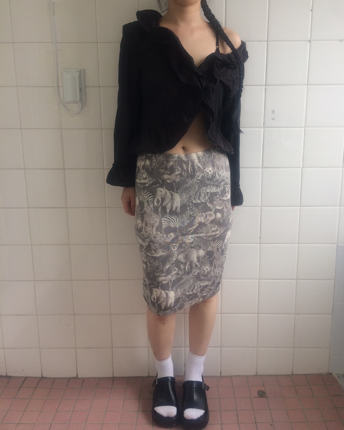 Glossy ruffle jacket 상품이미지8