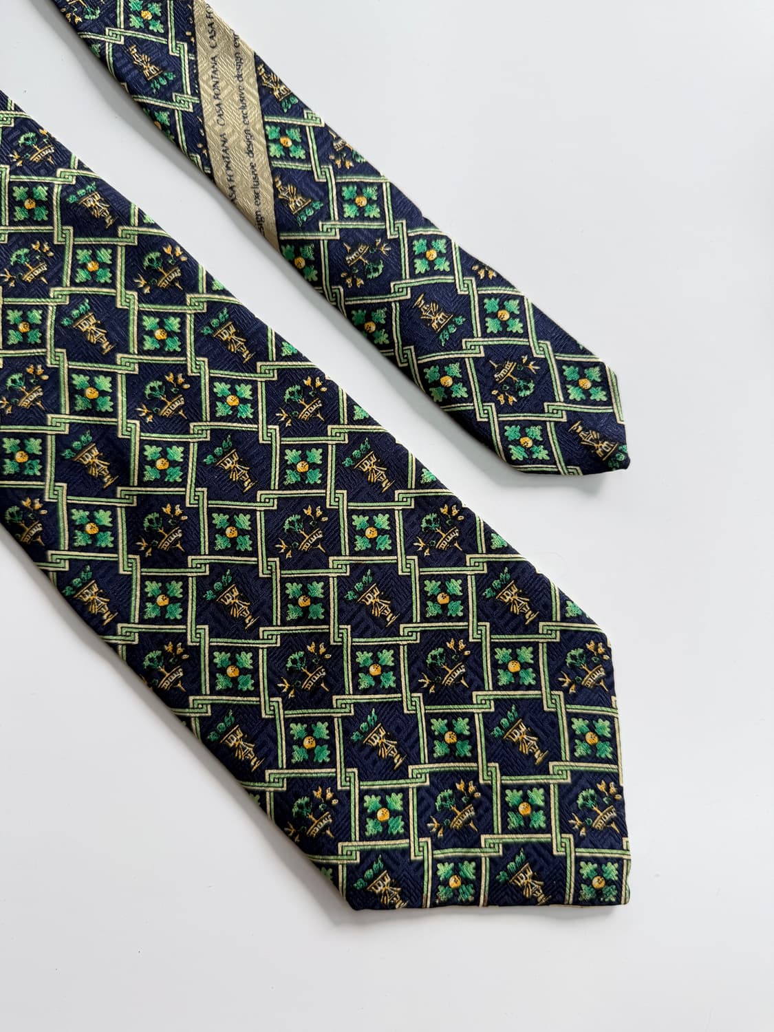 카사 폰타나(CASA FONTANA) 실크 넥타이 9cm 상품이미지4