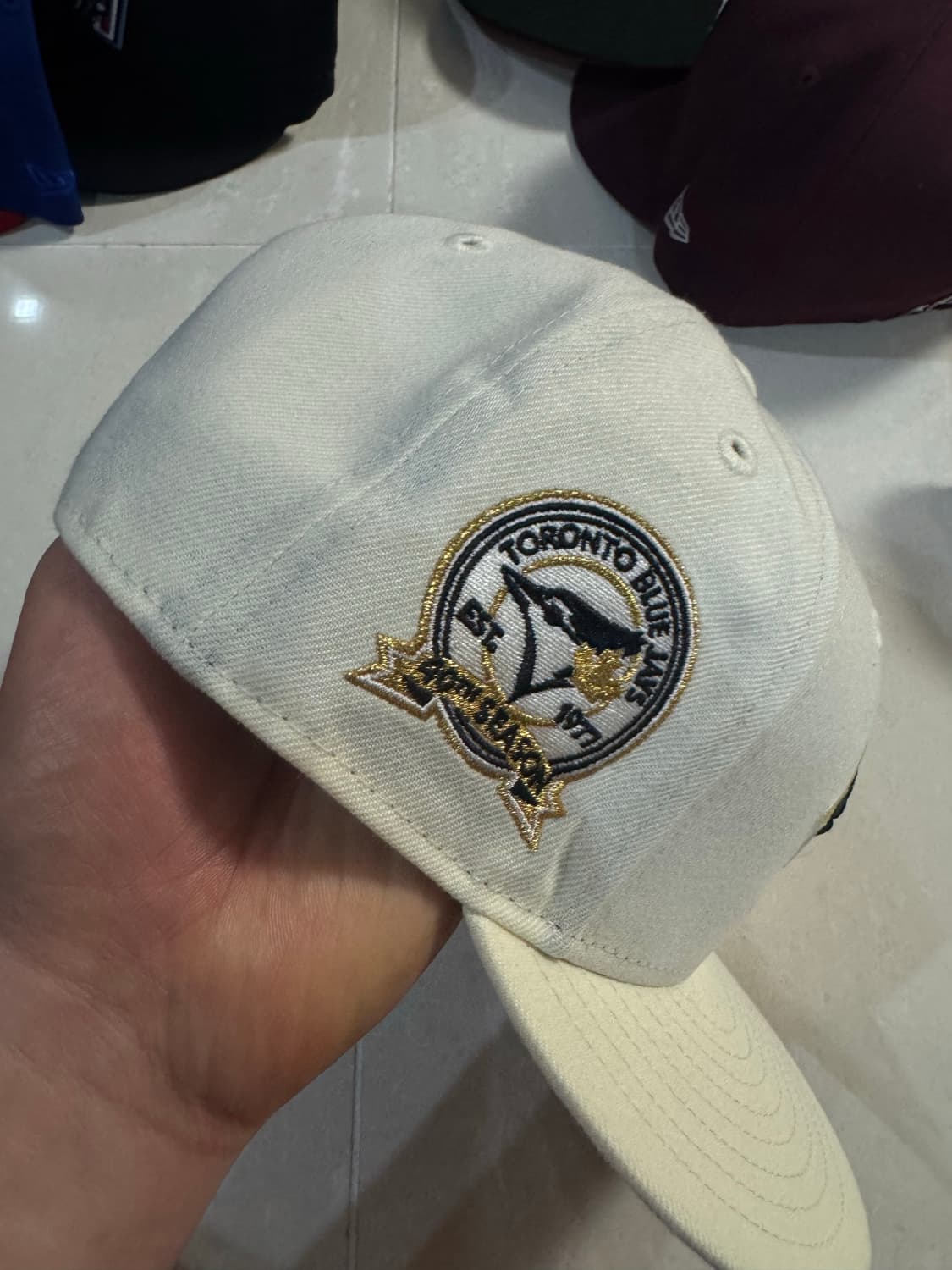 뉴에라 토론토 블루제이스 핏 5/8 캡 미시착 처분  상품이미지2