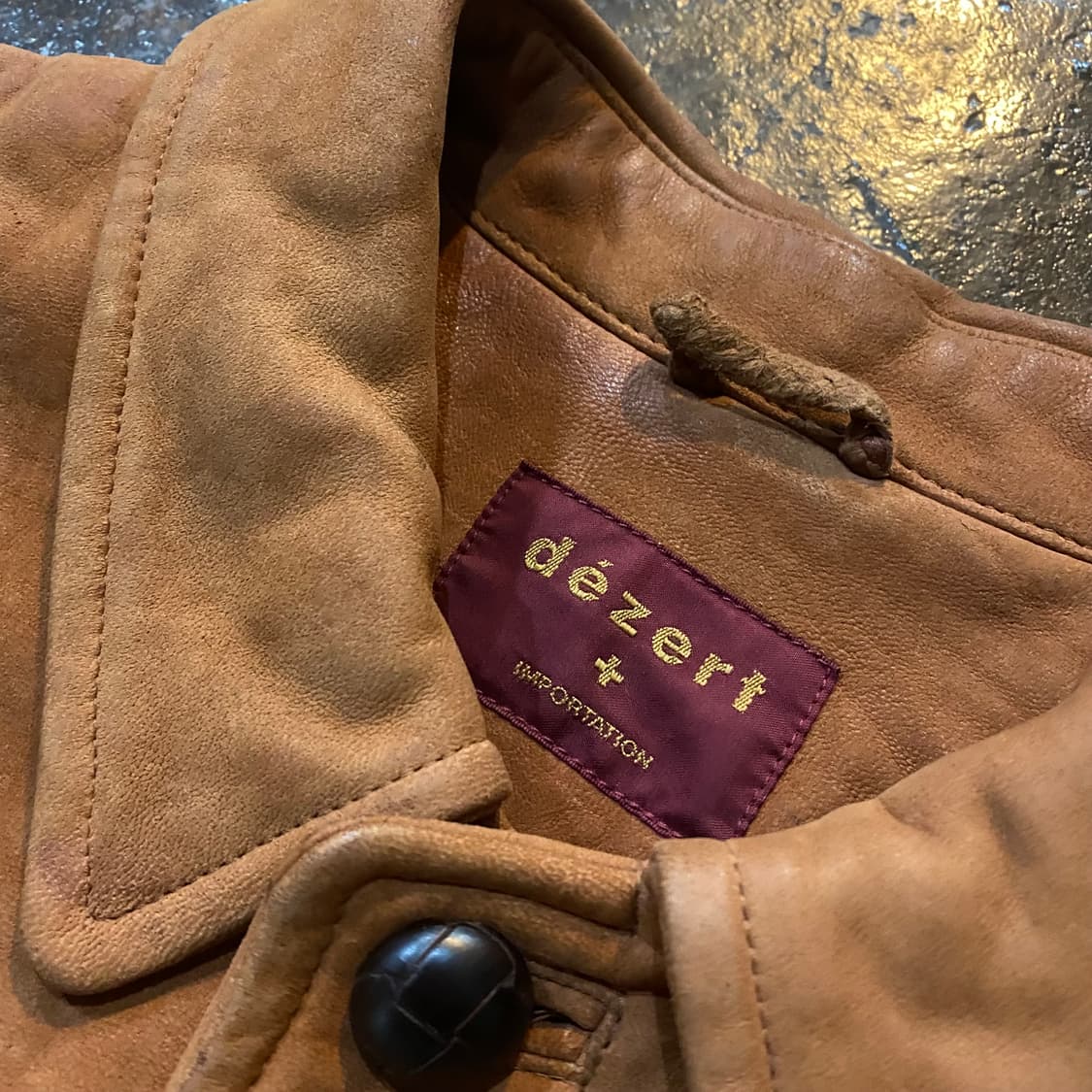 (M) 90s dezert 데저트 브라운 스웨이드 자켓 상품이미지2