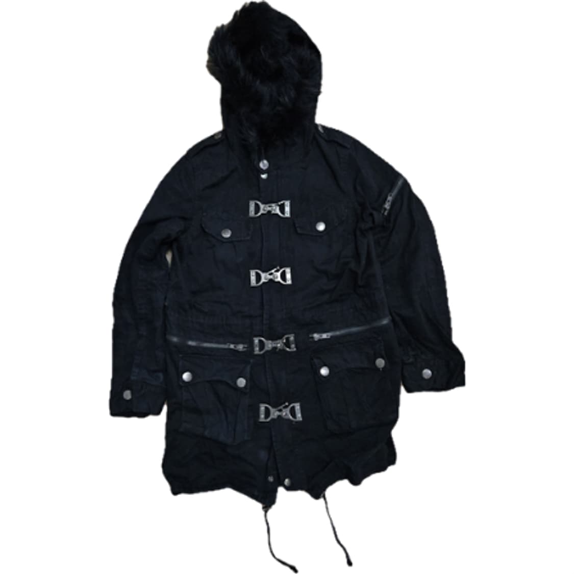 EGOIST HOOD FUR JACKET 상품이미지1