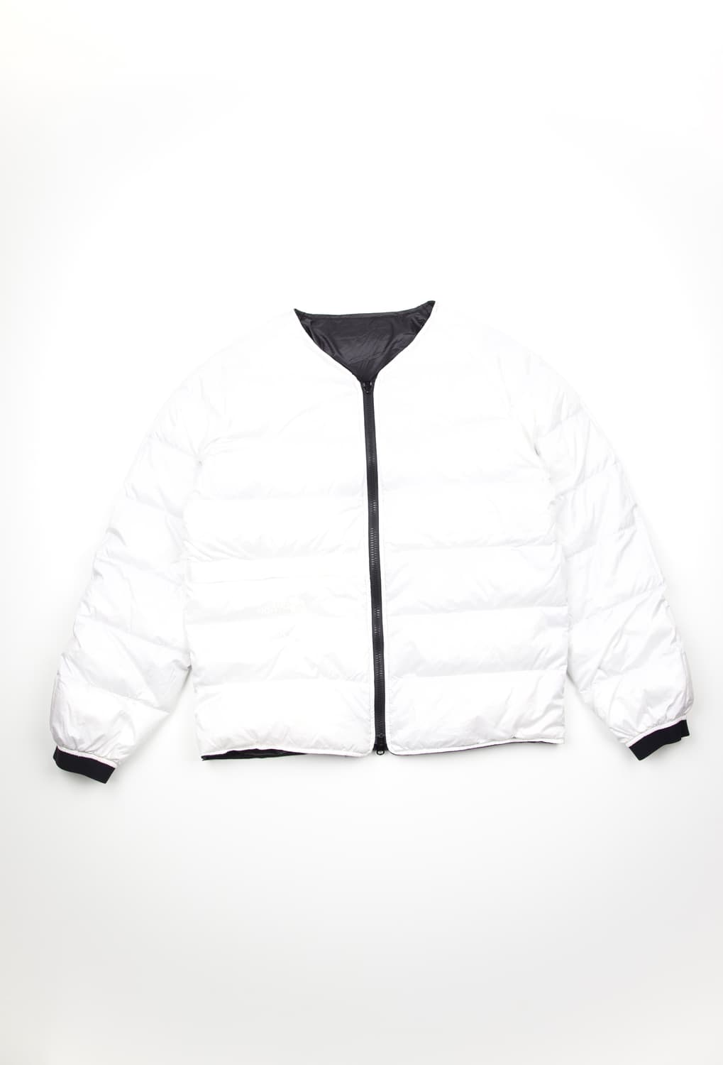 purple label 퍼텍스 리버시블 다운 가디건 블랙 상품이미지8