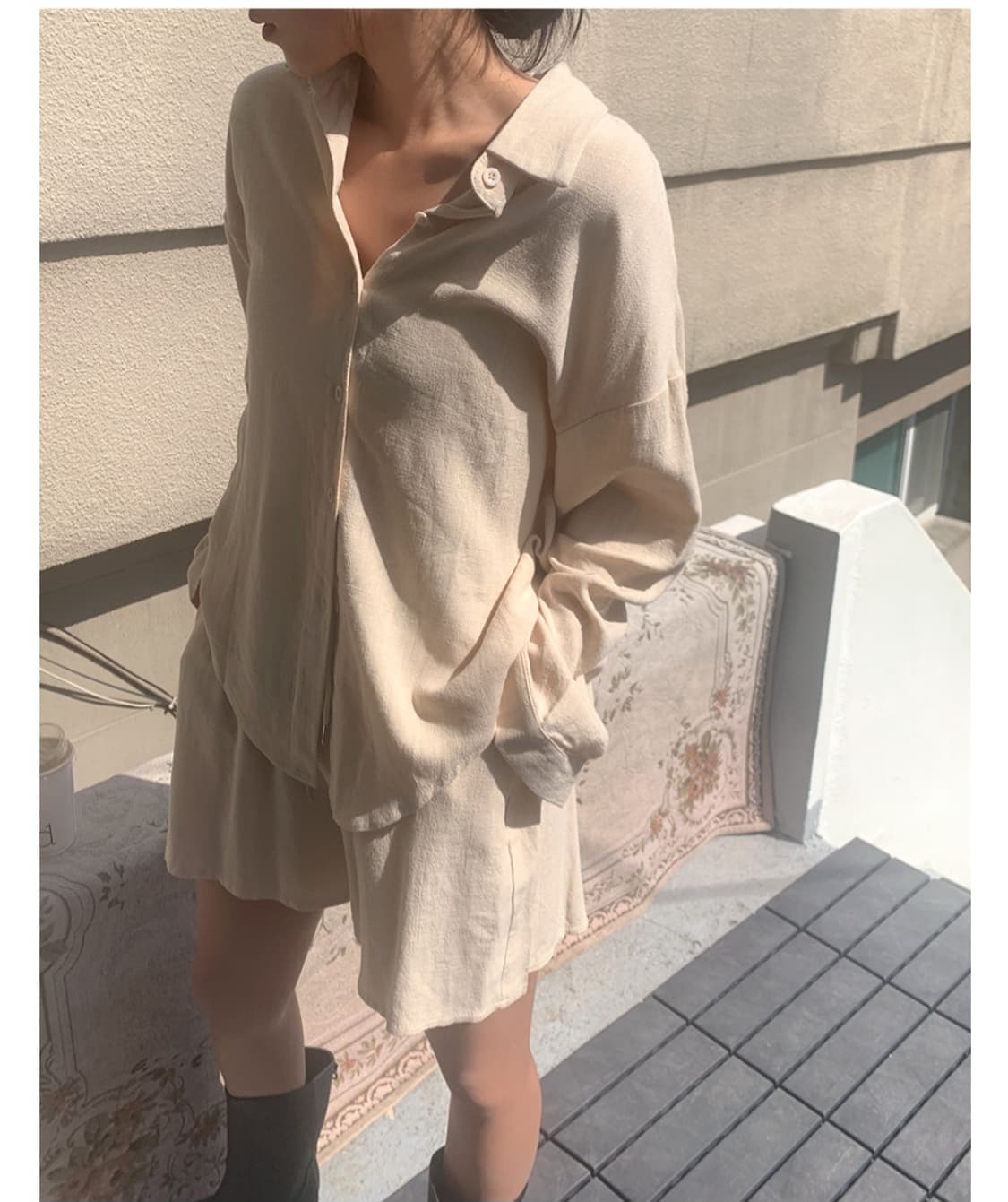 린넨 투피스세트 상품이미지5
