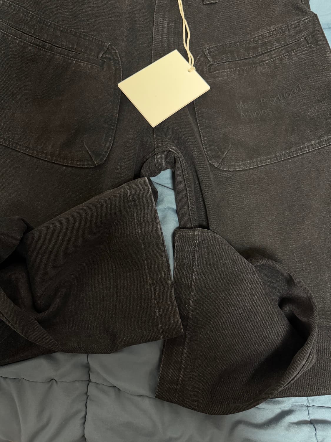 플라스틱프로덕트 MPa SPLIT POCKET PANTS(BLACK) L 상품이미지5