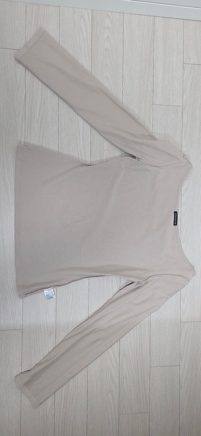 달링유어배드 레이스 프레임 티셔츠 베이지 상품이미지3