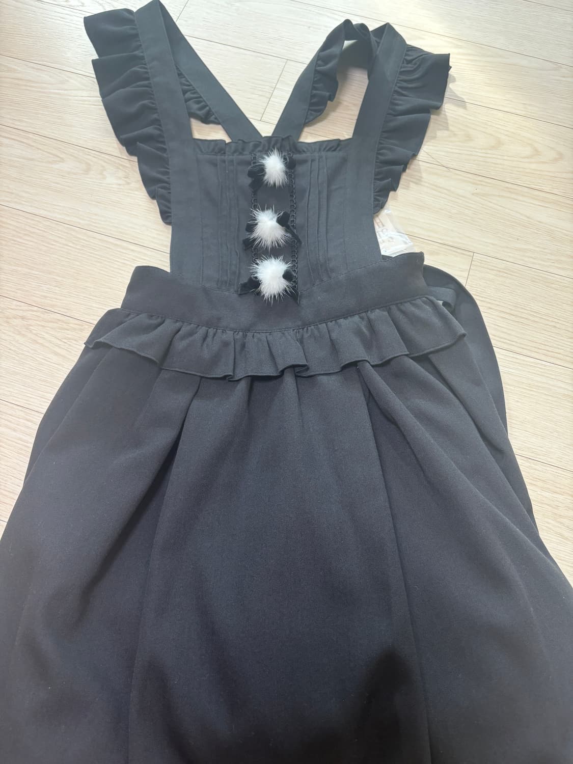 시크릿허니 쟌스카 에이프런 양산형 지뢰계 양지뢰 상품이미지1