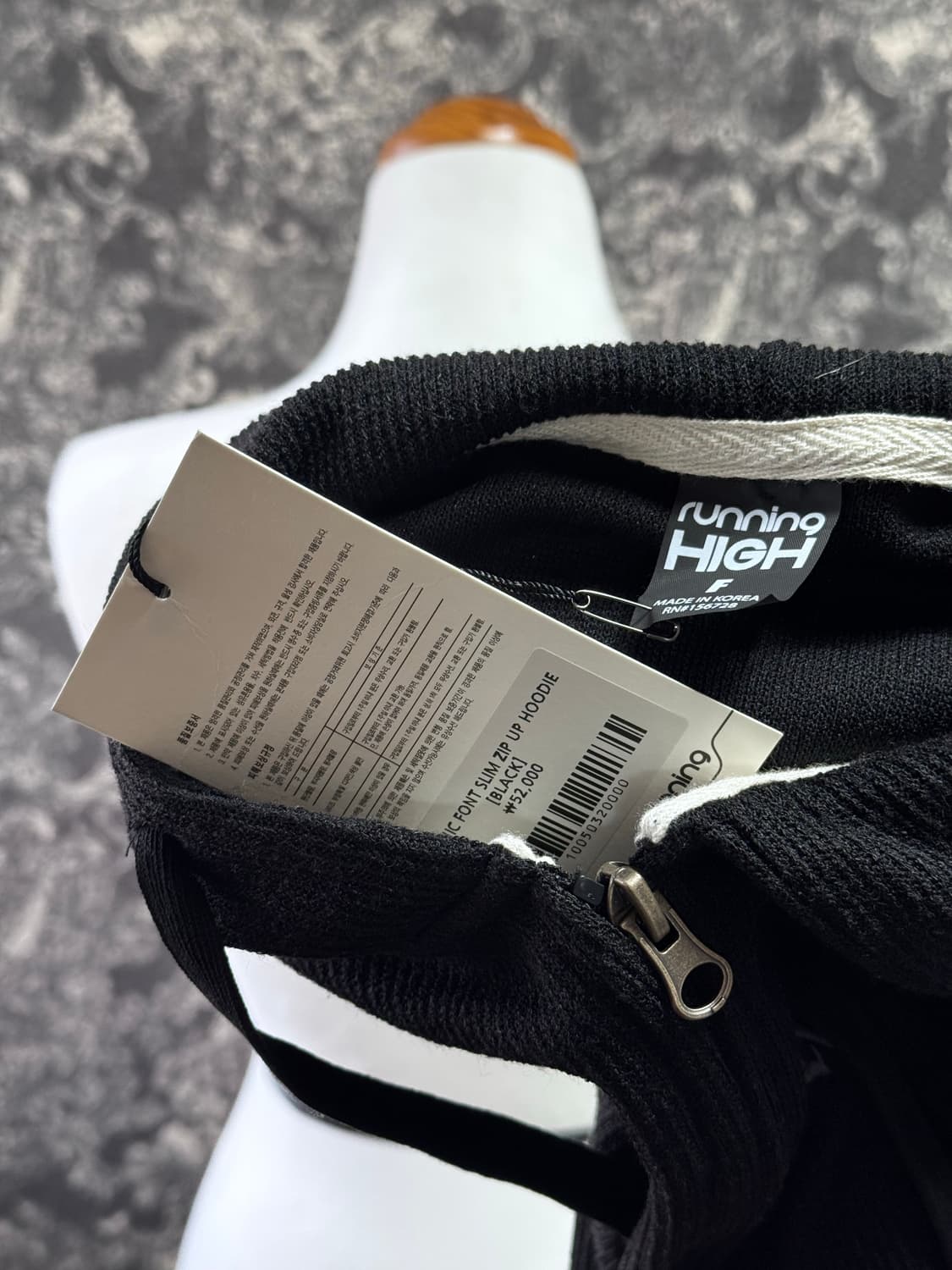 running high 러닝하이 크롭 후드 집업 (새제품) 상품이미지4