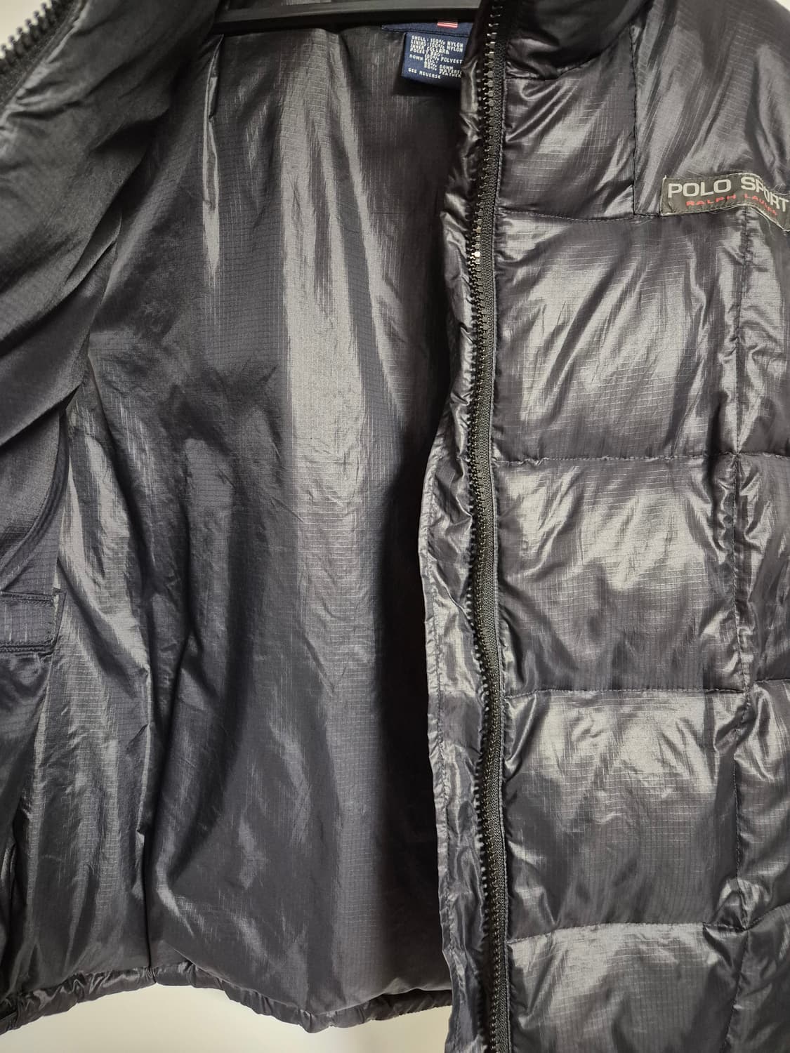 폴로스포츠 블랙 패딩 베스트 상품이미지8