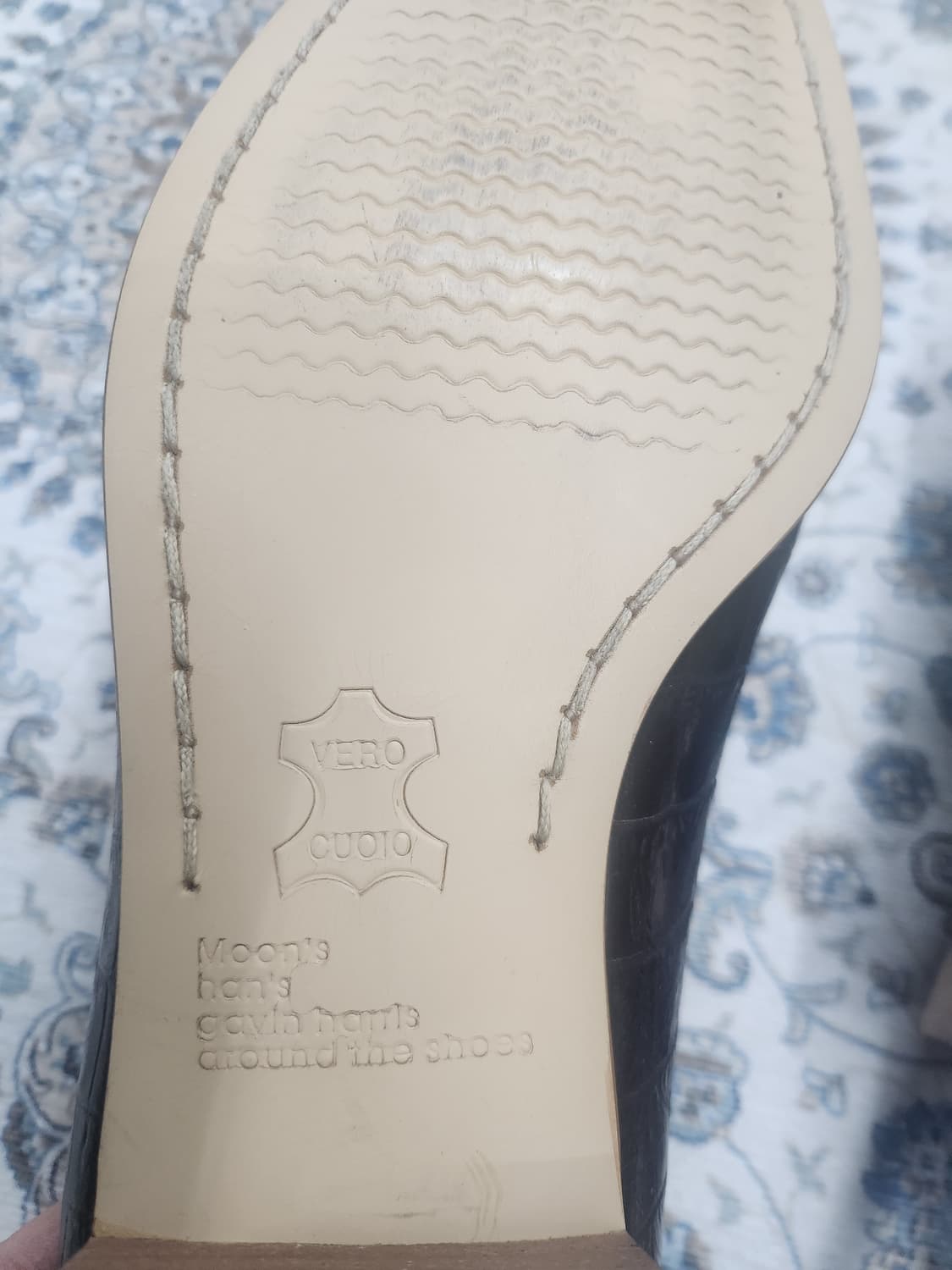 (새상품) 성수동 악어 가죽 태슬 로퍼 280mm 상품이미지8