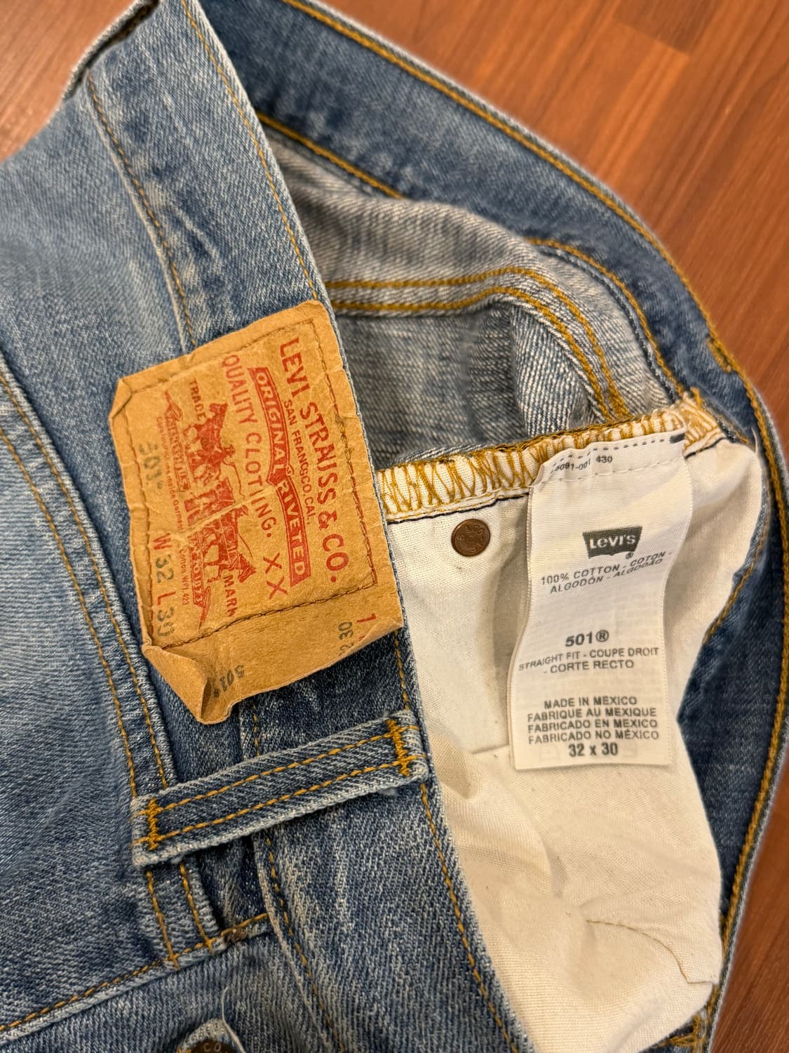 00s Levis 리바이스 501 데님 팬츠 (32inch) 상품이미지8