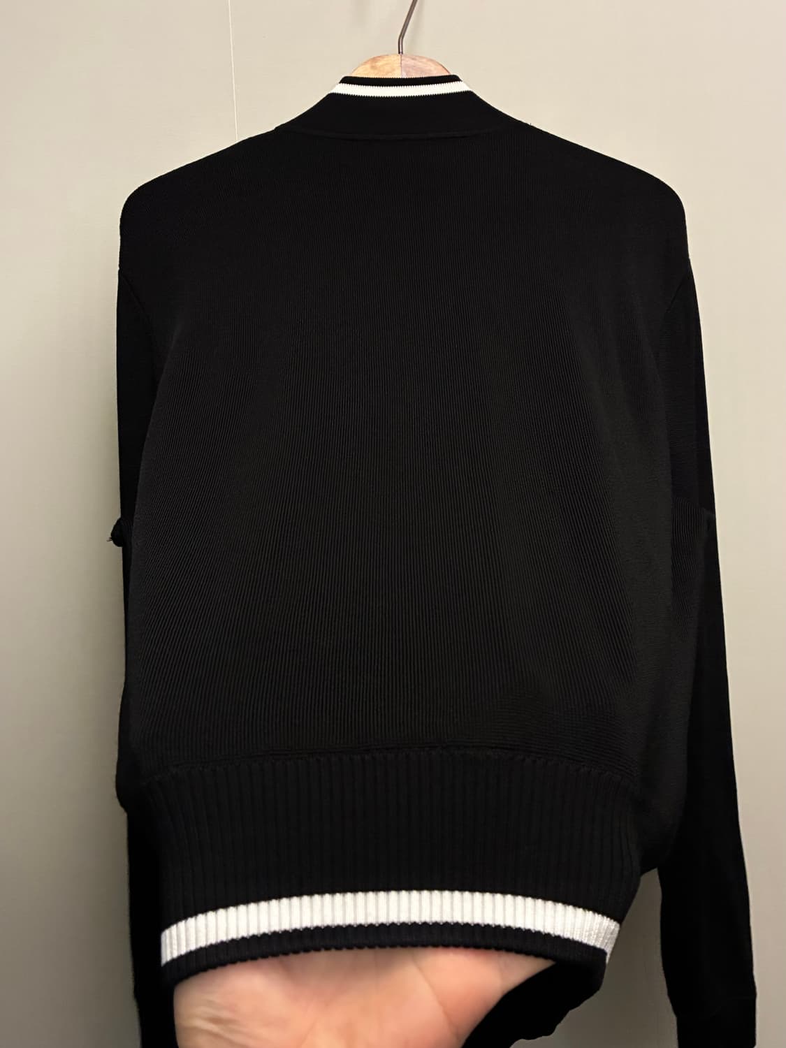 (M/100)Theory 띠어리 38 투웨이 져지 블루종자켓 블랙 상품이미지6