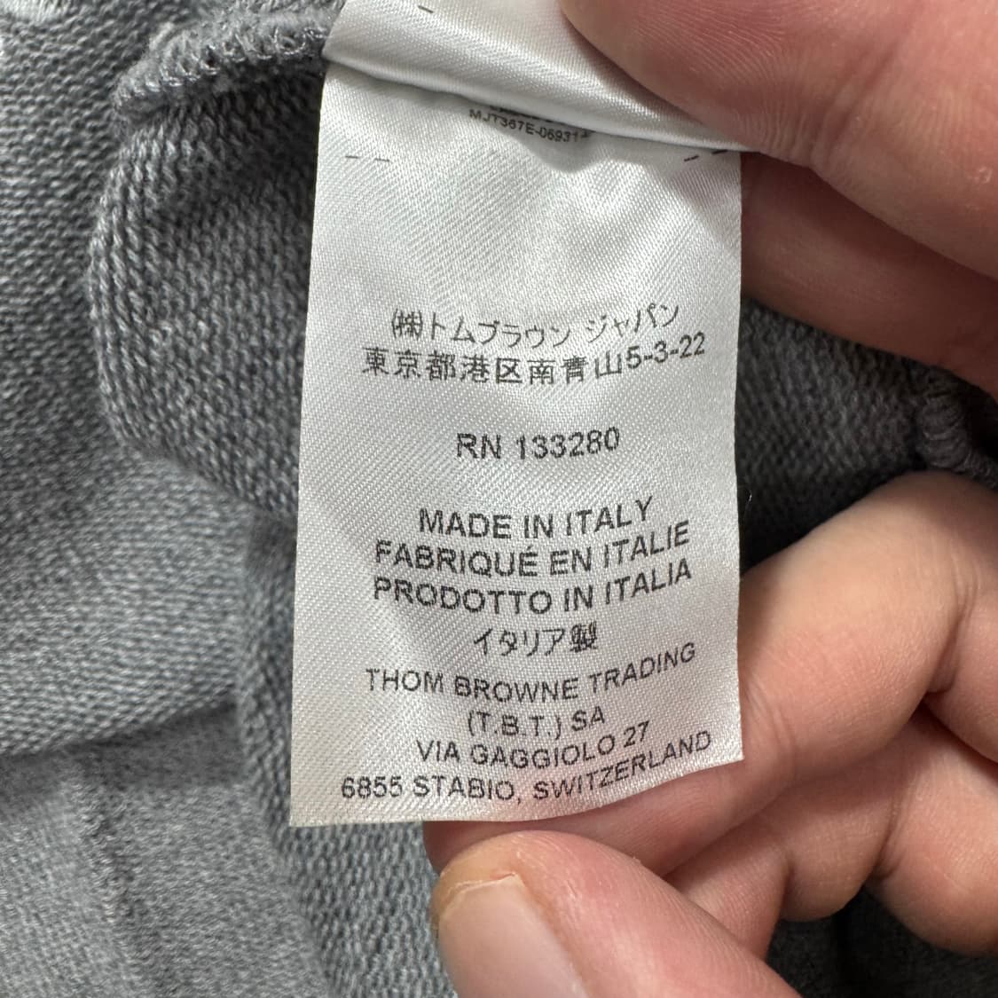 톰브라운 버드 앤 비 맨투맨 상품이미지6