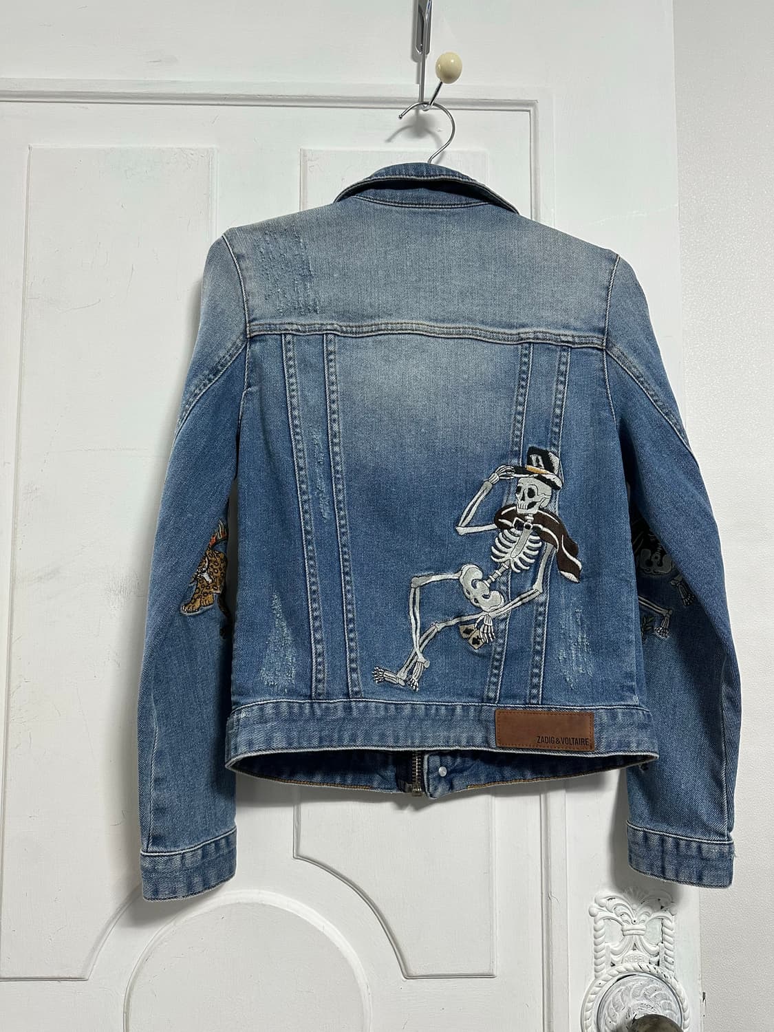 쟈딕앤볼테르 키오키 자수 데님 자켓 상품이미지2