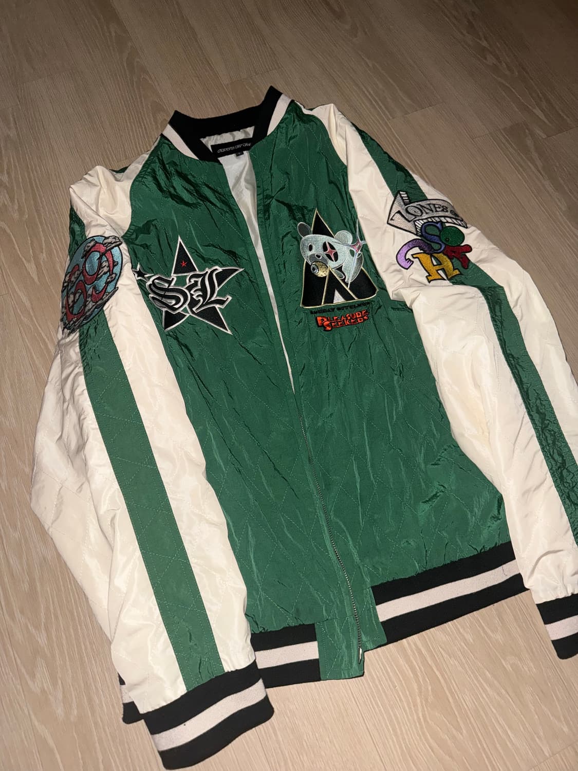 선데이오프클럽 수배니어 자켓 그린 L 상품이미지2