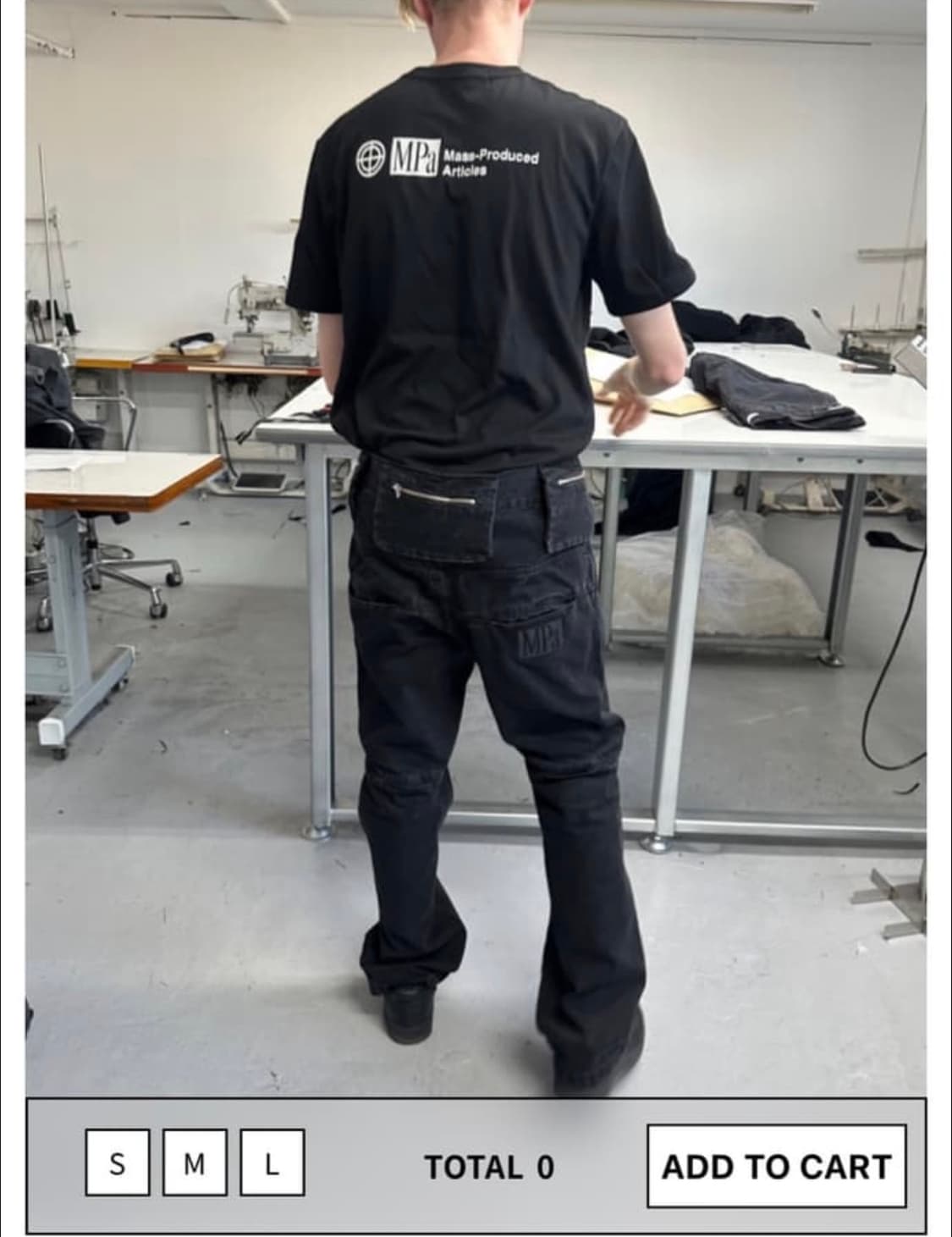 플라스틱프로덕트 백팬츠 상품이미지1