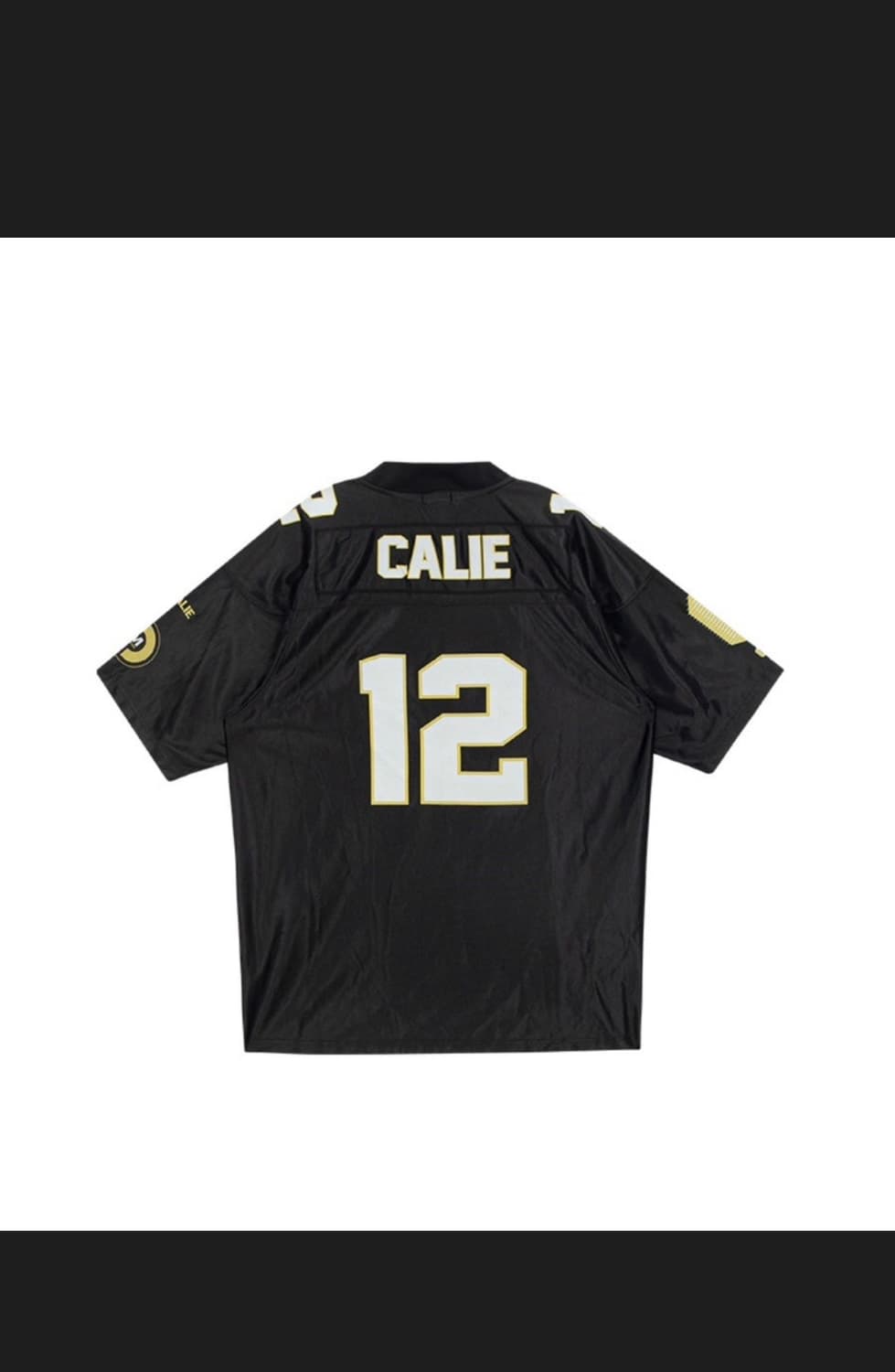 애즈이프캘리 풋볼저지티 블랙 (뉴진스 혜인 착용) 상품이미지3