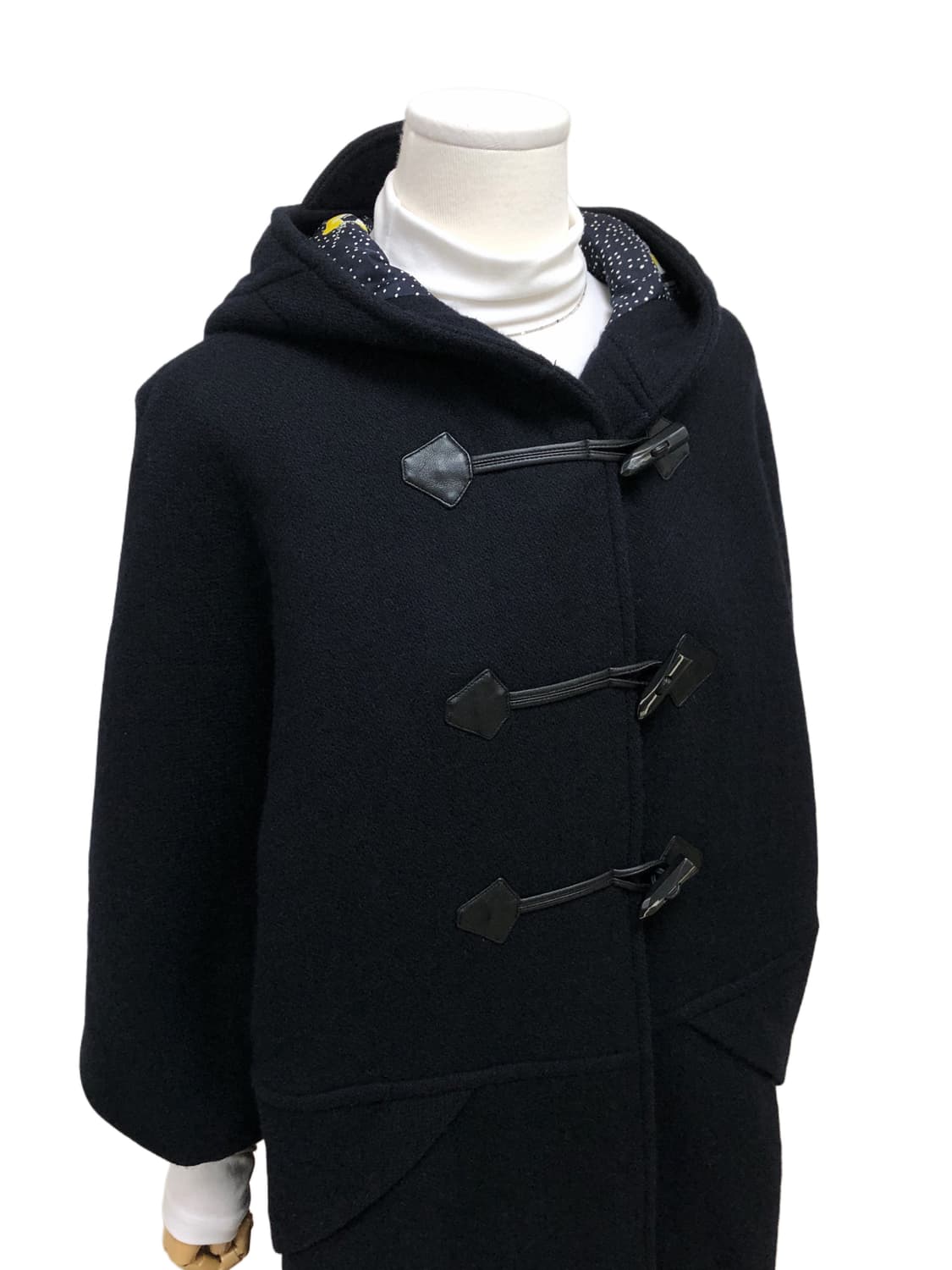 츠모리치사토 울 혼방 더플코트 상품이미지4