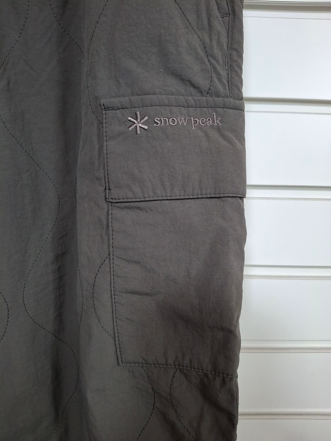 스노우피크 퀼팅 바지 S 그레이 상품이미지2
