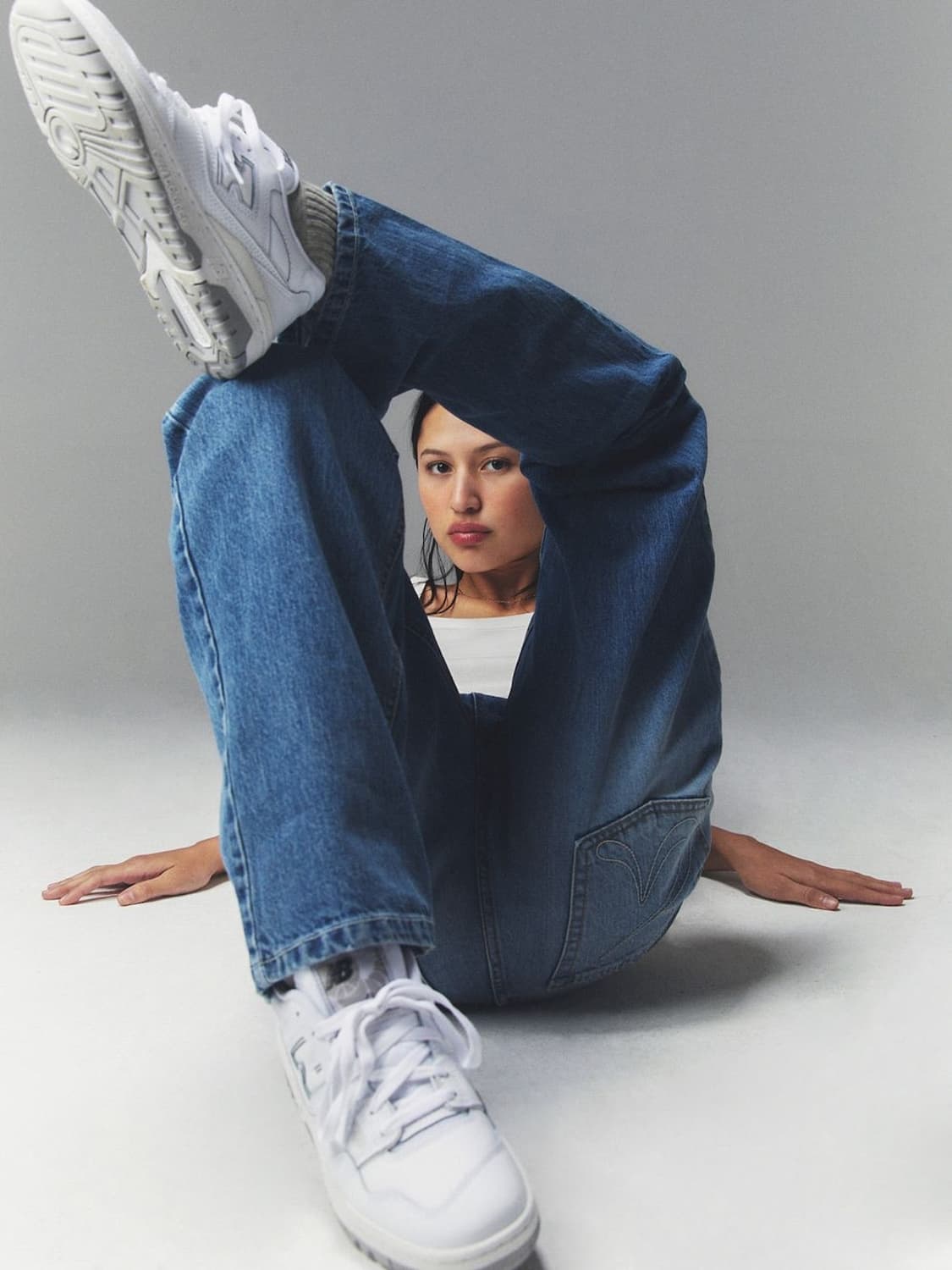 93 MID-RISE LOOSE FIT JEANS (BLUE) 상품이미지1