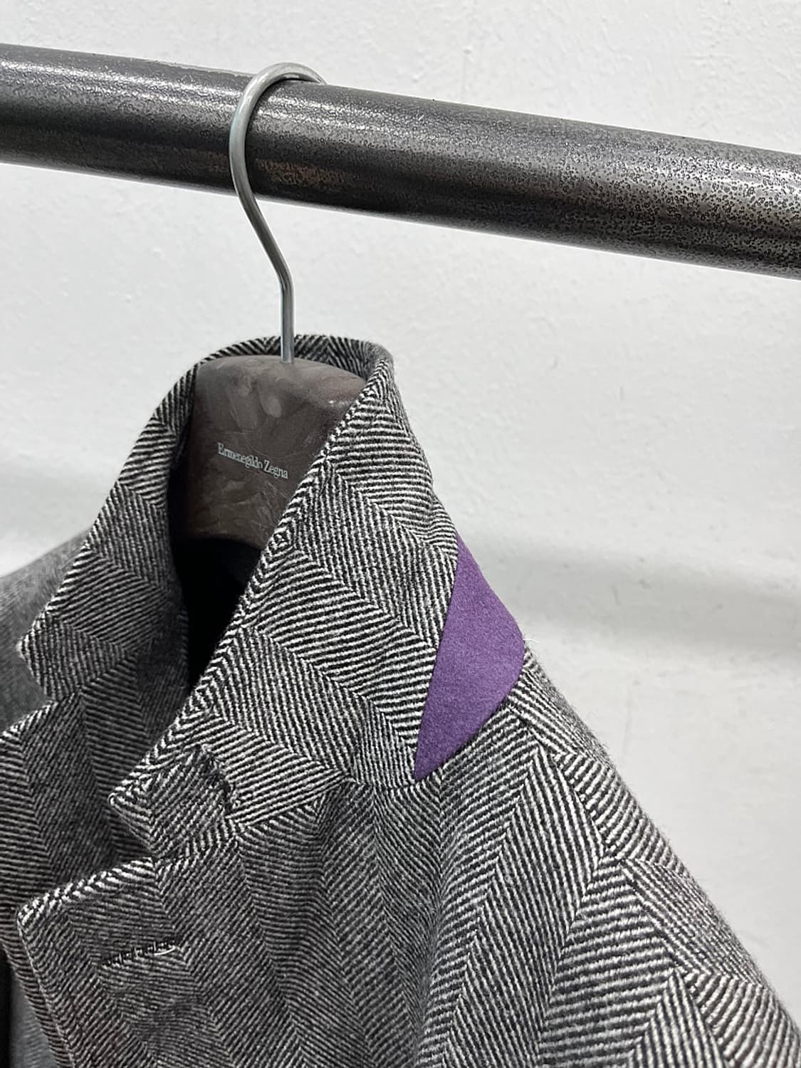 100-105) 마시모두띠 헤링본 울코트  상품이미지4