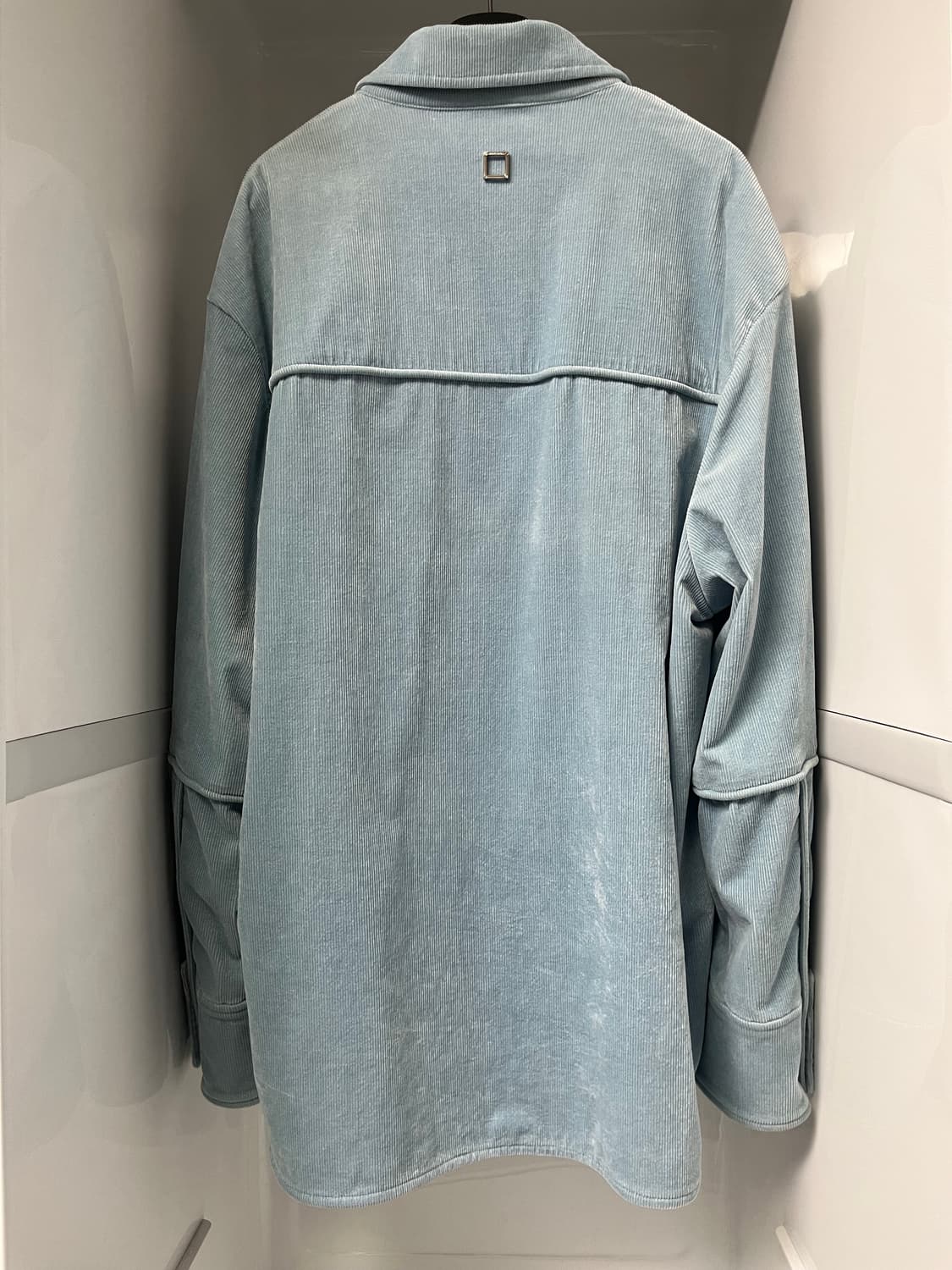 우영미 블루 코듀로이 점퍼 48사이즈 상품이미지2