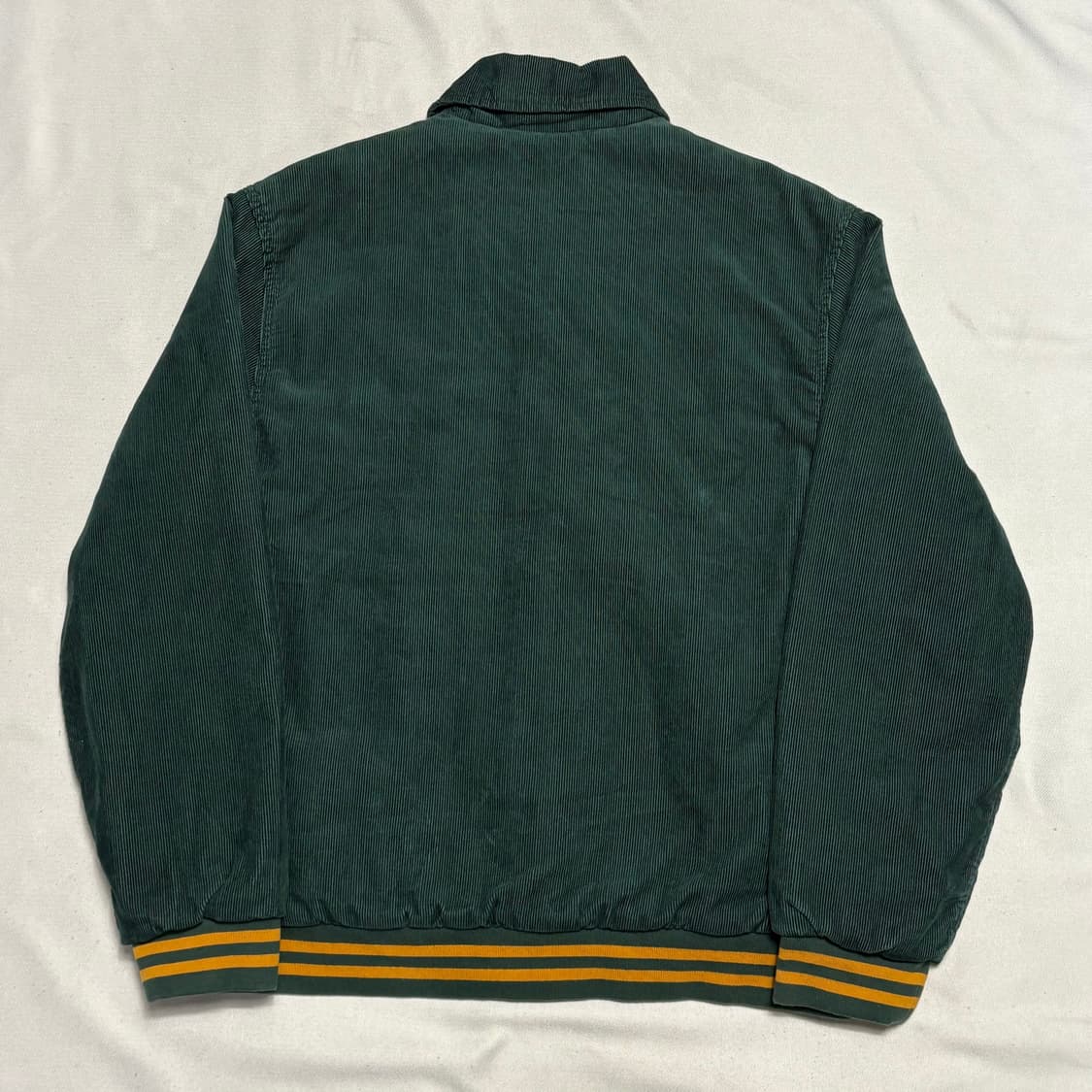 M 칼하트 그린 코듀로이 러그드 레더맨 자켓 상품이미지3