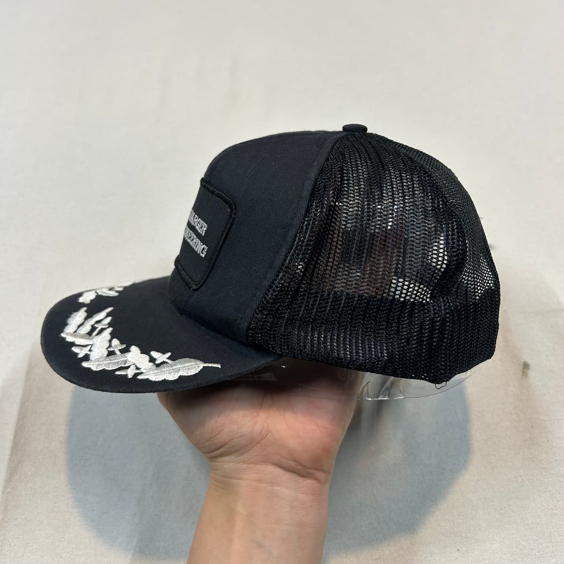 USA 빈티지 차저 엔지니어링 블랙 볼캡 트러커캡 상품이미지4