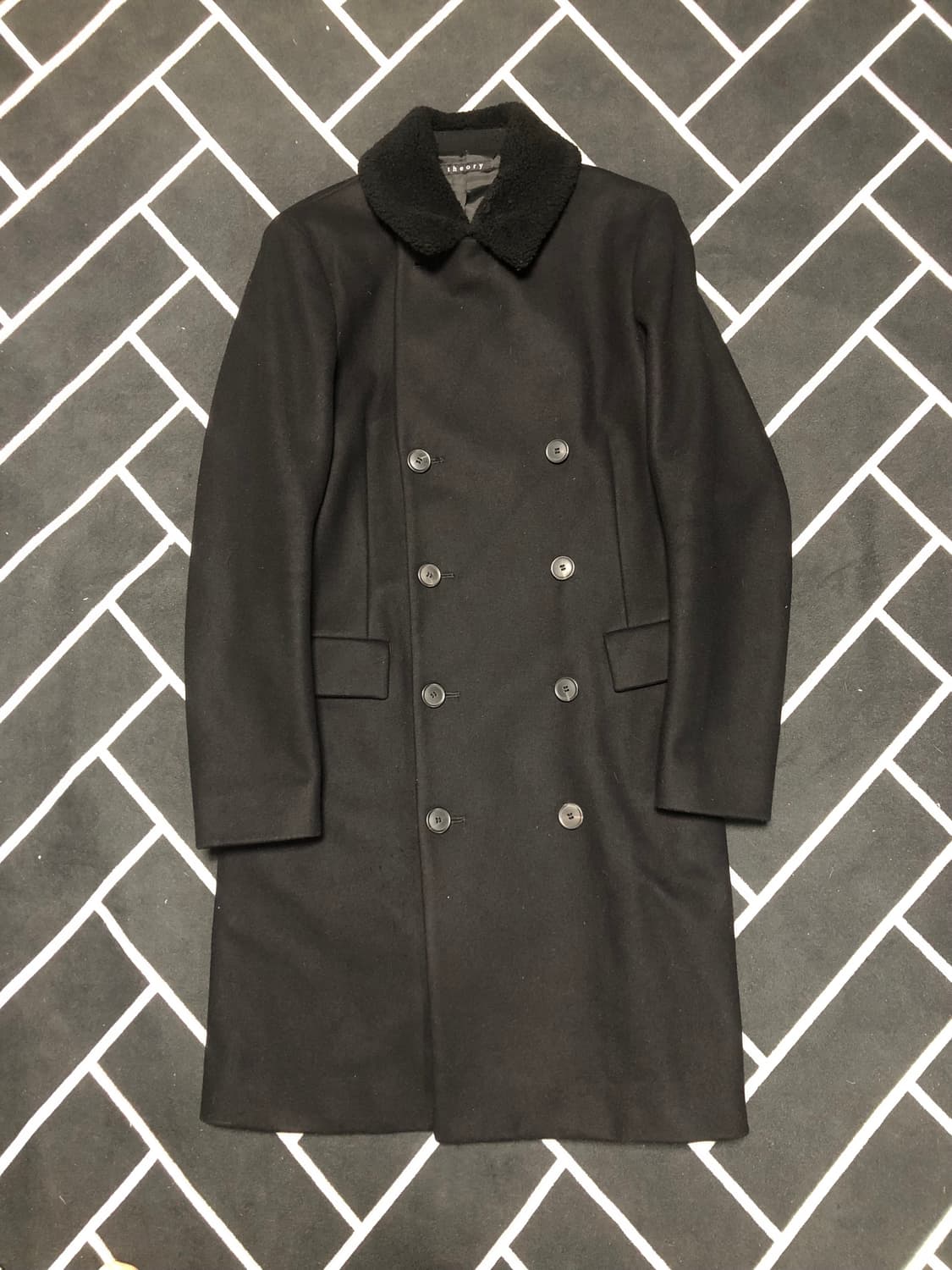 [Theory]띠어리 프리미엄 리얼 시어링 무스탕코트/스톤 몽클레어 상품이미지6