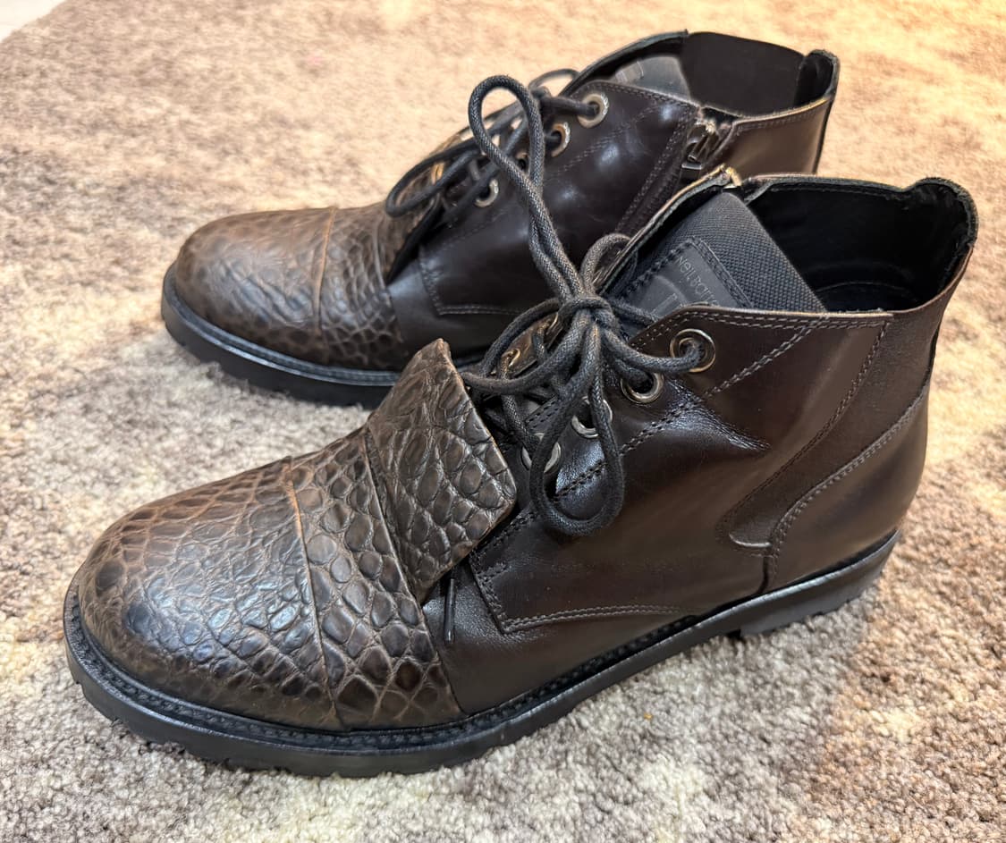 Neil Barrett 콤비 첼시 부츠 상품이미지3