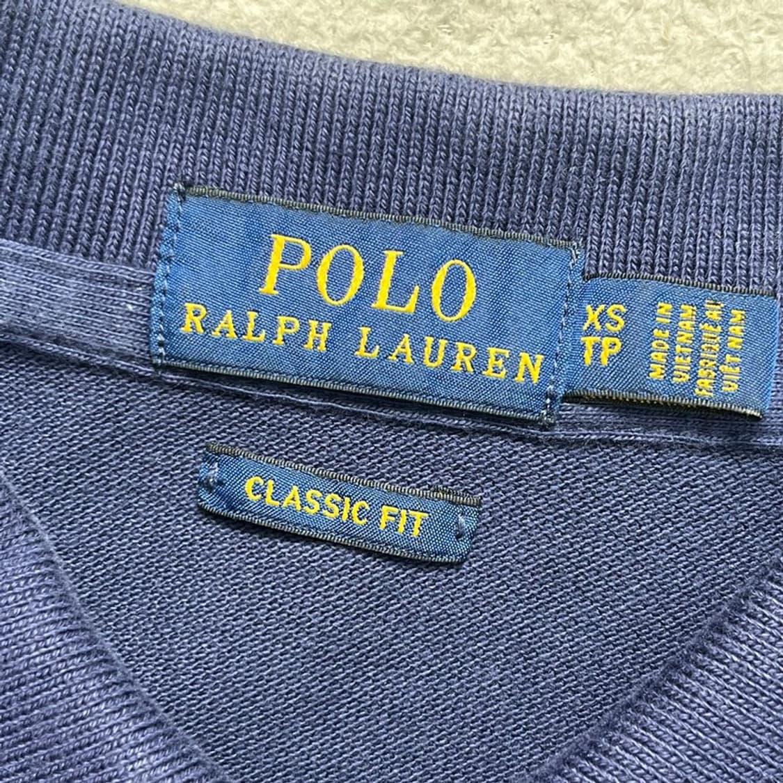 RALPH LAUREN PK 카라티 네이비 XS 상품이미지3