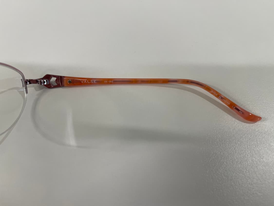 발스 VALSE 일본 티타늄 반무테 안경 빈티지 90s 6번 상품이미지5
