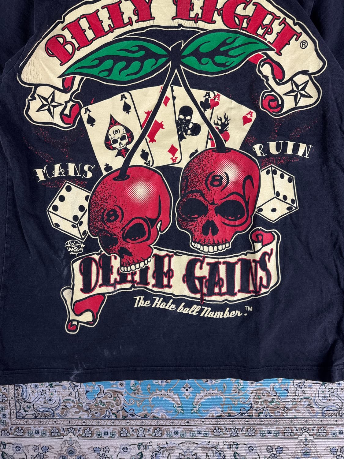  Billy Eight 체리 스컬 반팔슬리브1598 상품이미지2