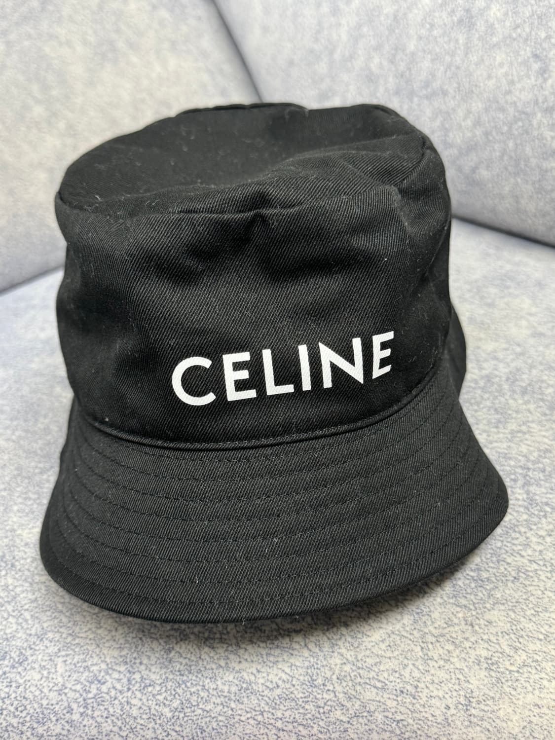 [L] 셀린느 버킷햇 코튼 개버딘 울트라 블랙 상품이미지3