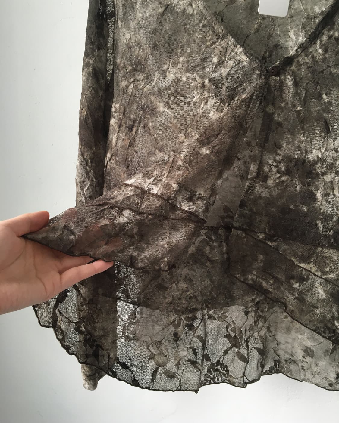 Dyed mesh caridgan 상품이미지4