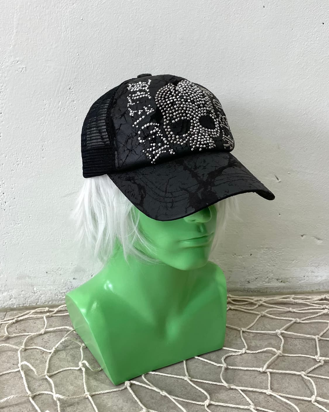 Skeleton Cubic Crinkle Funk Cap 상품이미지1