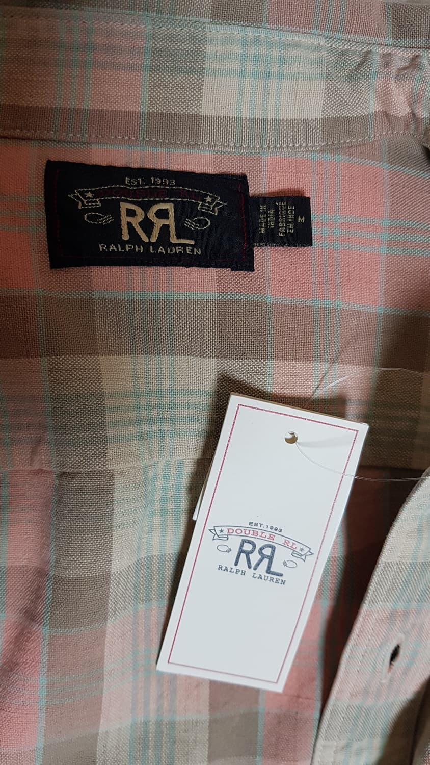 [M] RRL 플래드 우븐 워크셔츠 팝니다. 상품이미지4