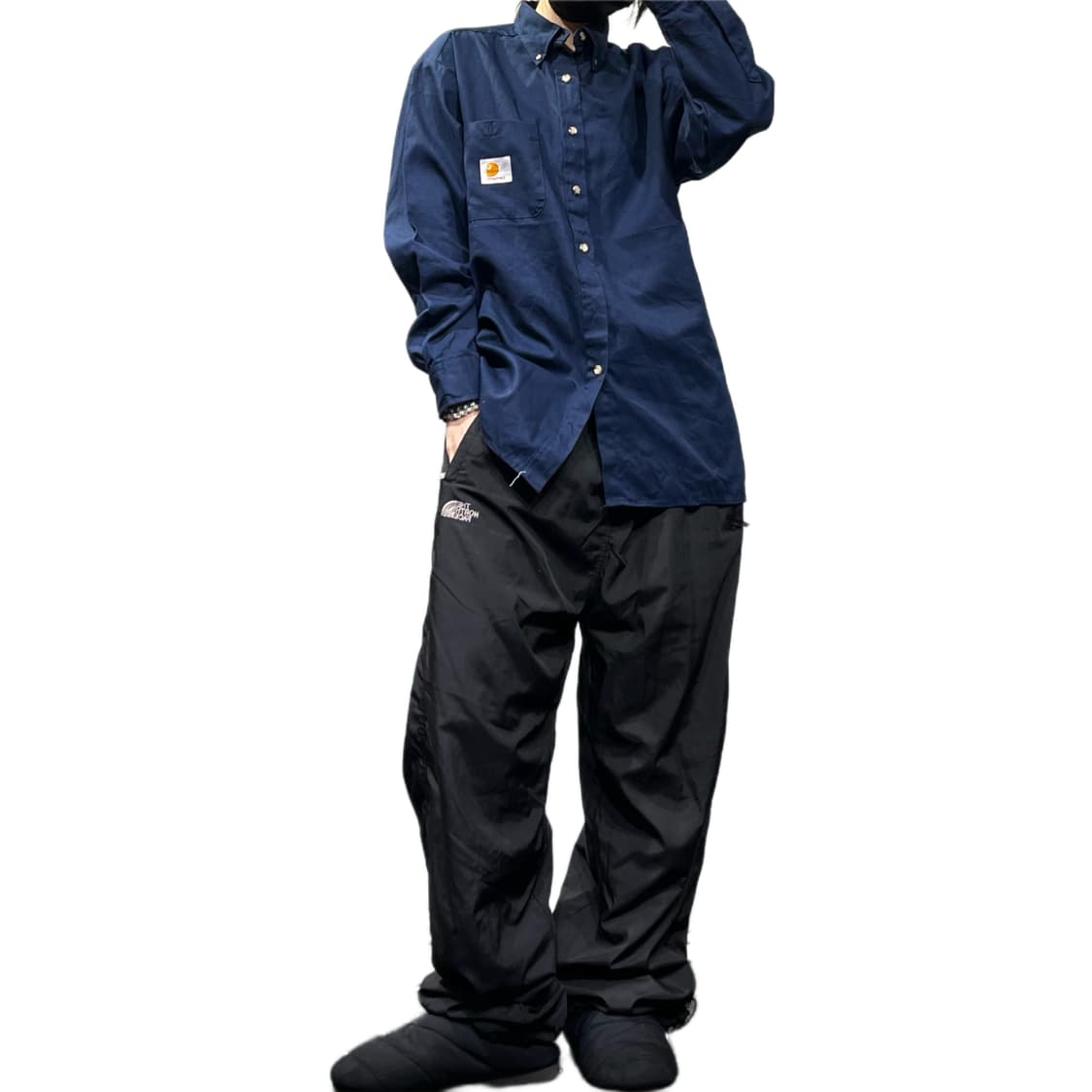 Carhartt navy shirts 상품이미지2